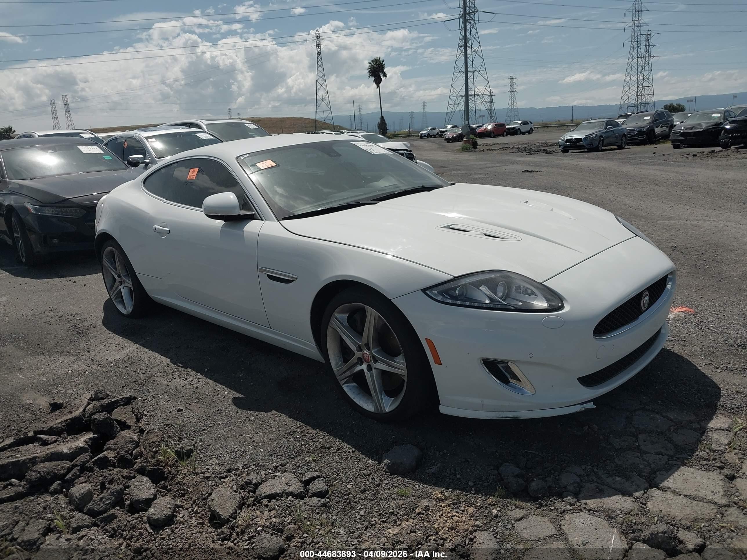 2014 Jaguar XK XKR, VIN SAJWA4DC0EMB54148 — Biohazard / chemical