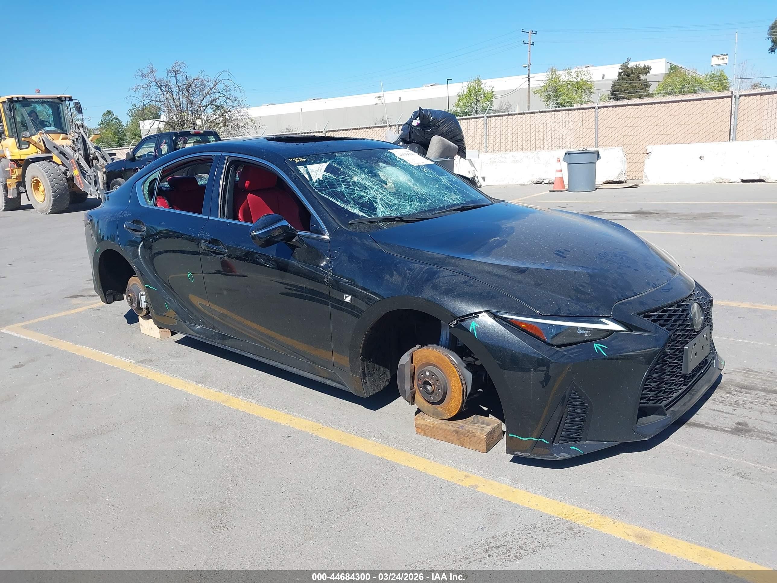 2022 Lexus IS 350 F Sport, VIN JTHGZ1B21N5049872 — Vandalism