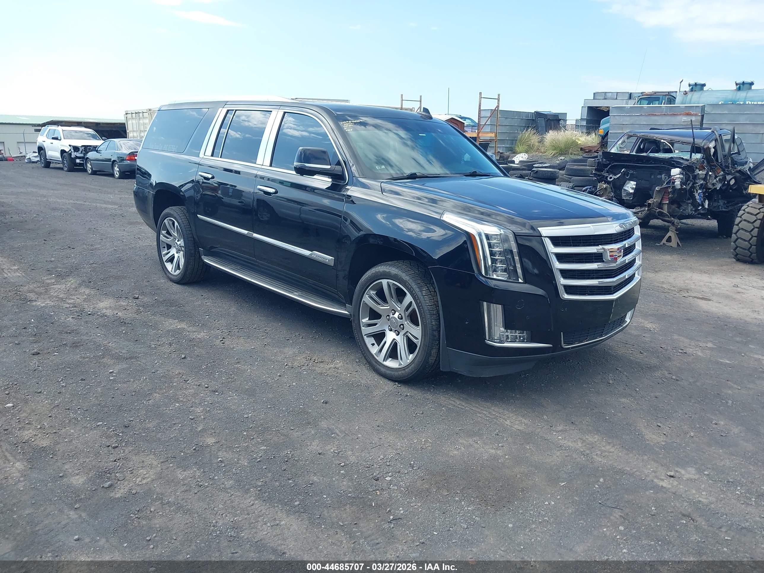 2017 Cadillac Escalade ESV, VIN 1GYS3GKJ6HR160299 — Water / flood