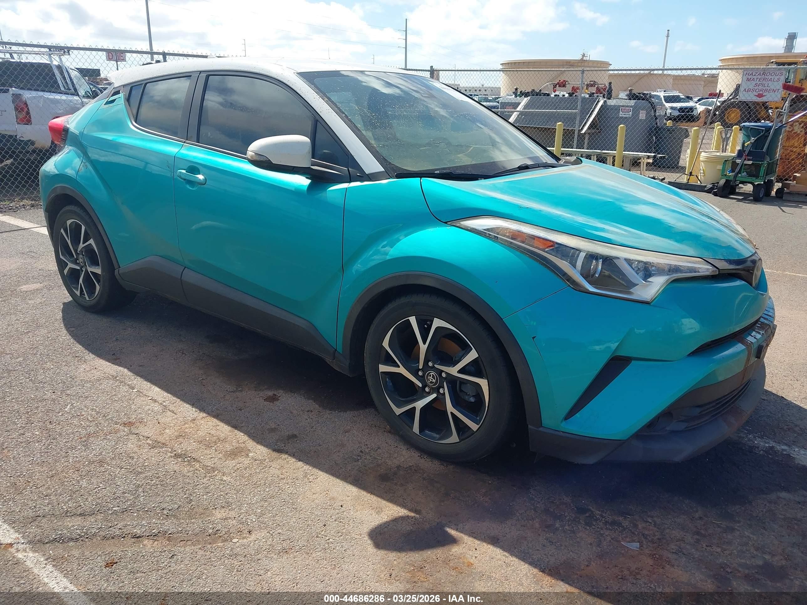 2018 Toyota C-HR XLE, VIN NMTKHMBX4JR054126 — Water / flood