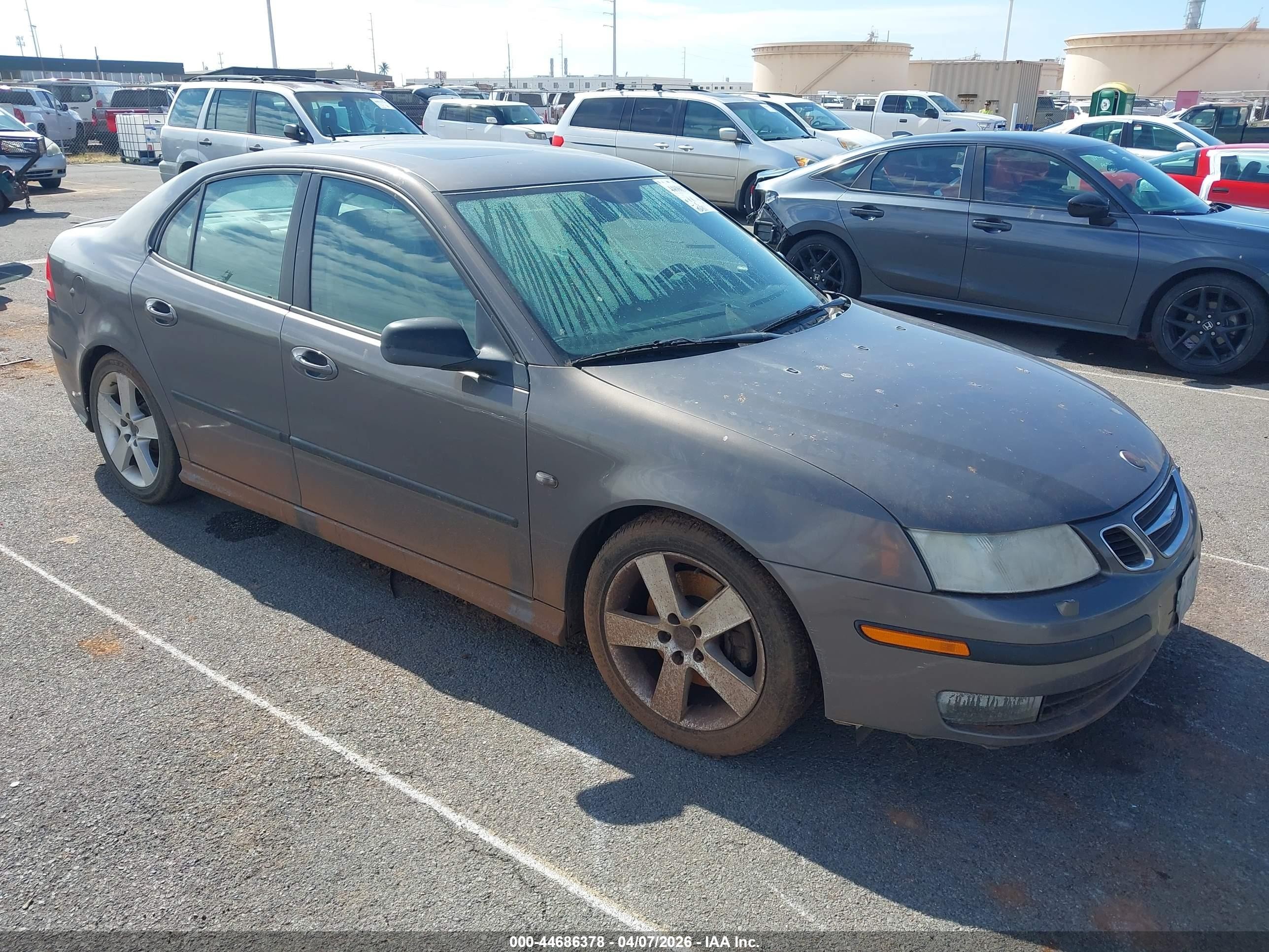 2007 Saab 9-3 Aero, VIN YS3FH41U771011196 — Вода / потоп