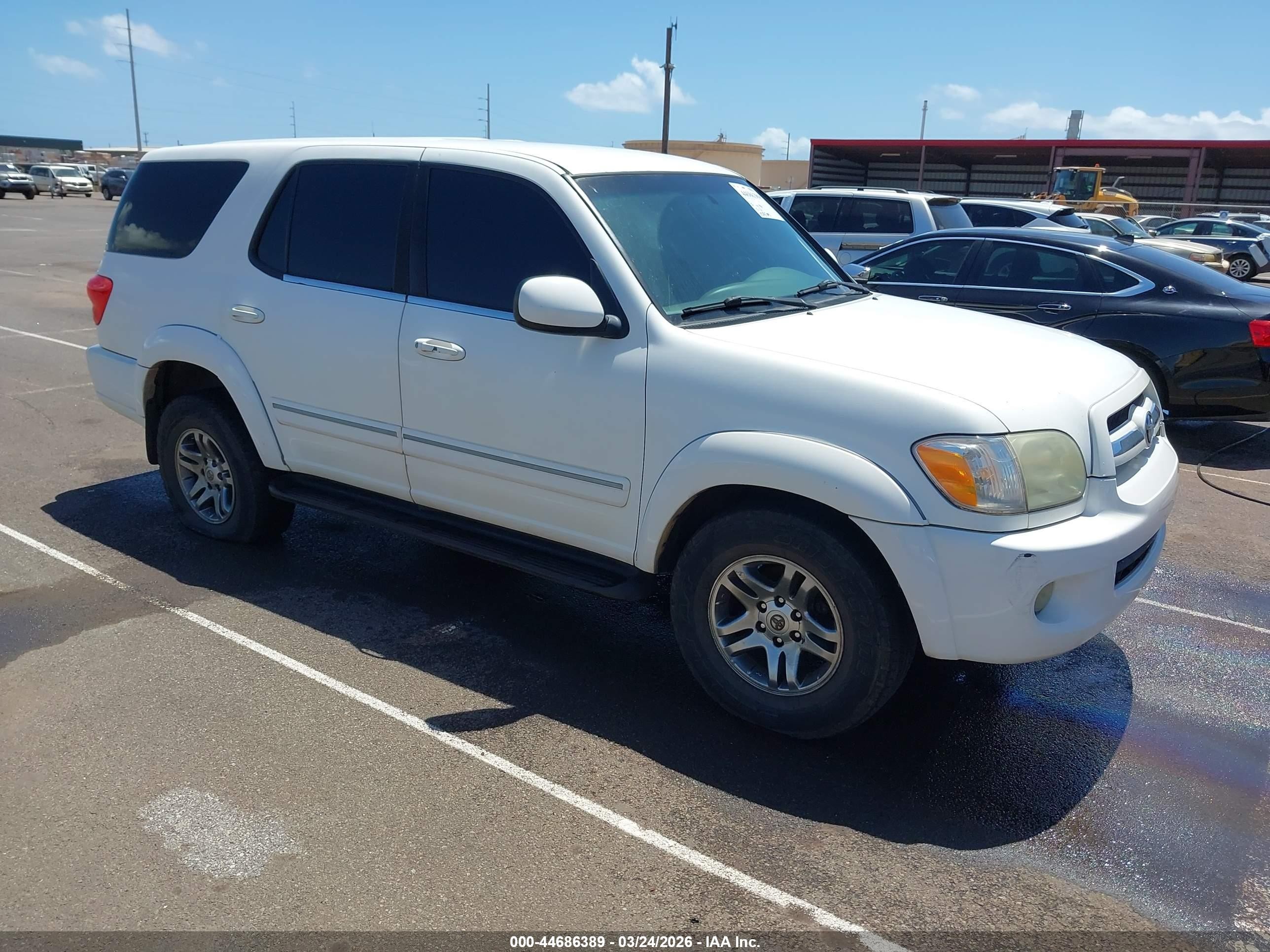 2005 Toyota Sequoia SR5, VIN 5TDZT34A25S250489 — Fresh water flood