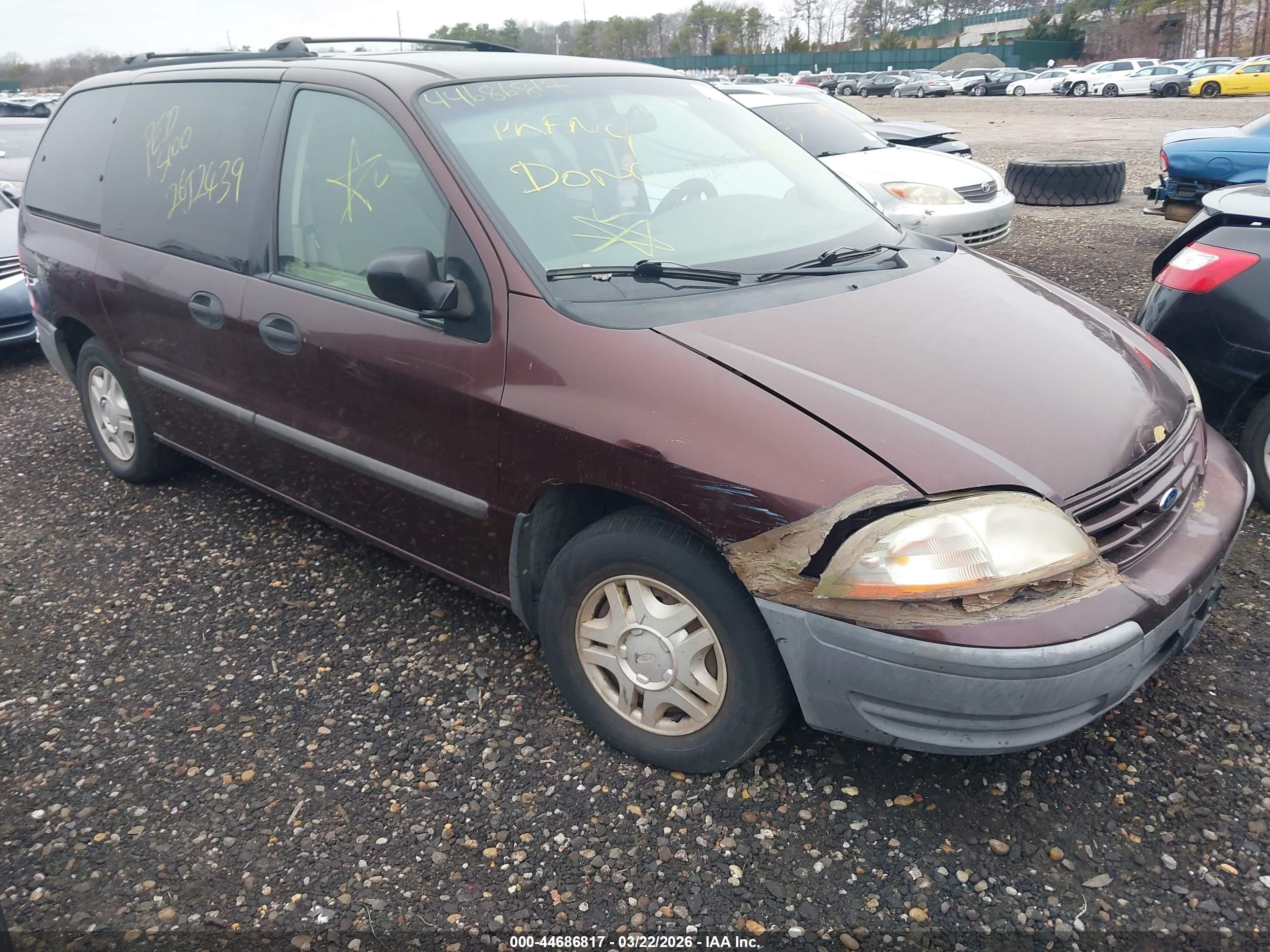 2000 Ford Windstar LX, VIN 2FMZA5148YBB78523 — All over