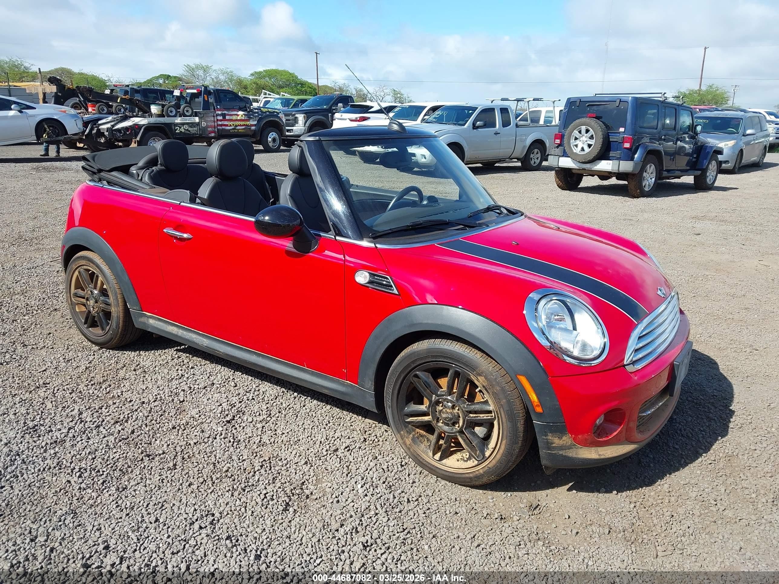 2013 MINI Convertible, VIN WMWZN3C50DT568672 — Fresh water flood