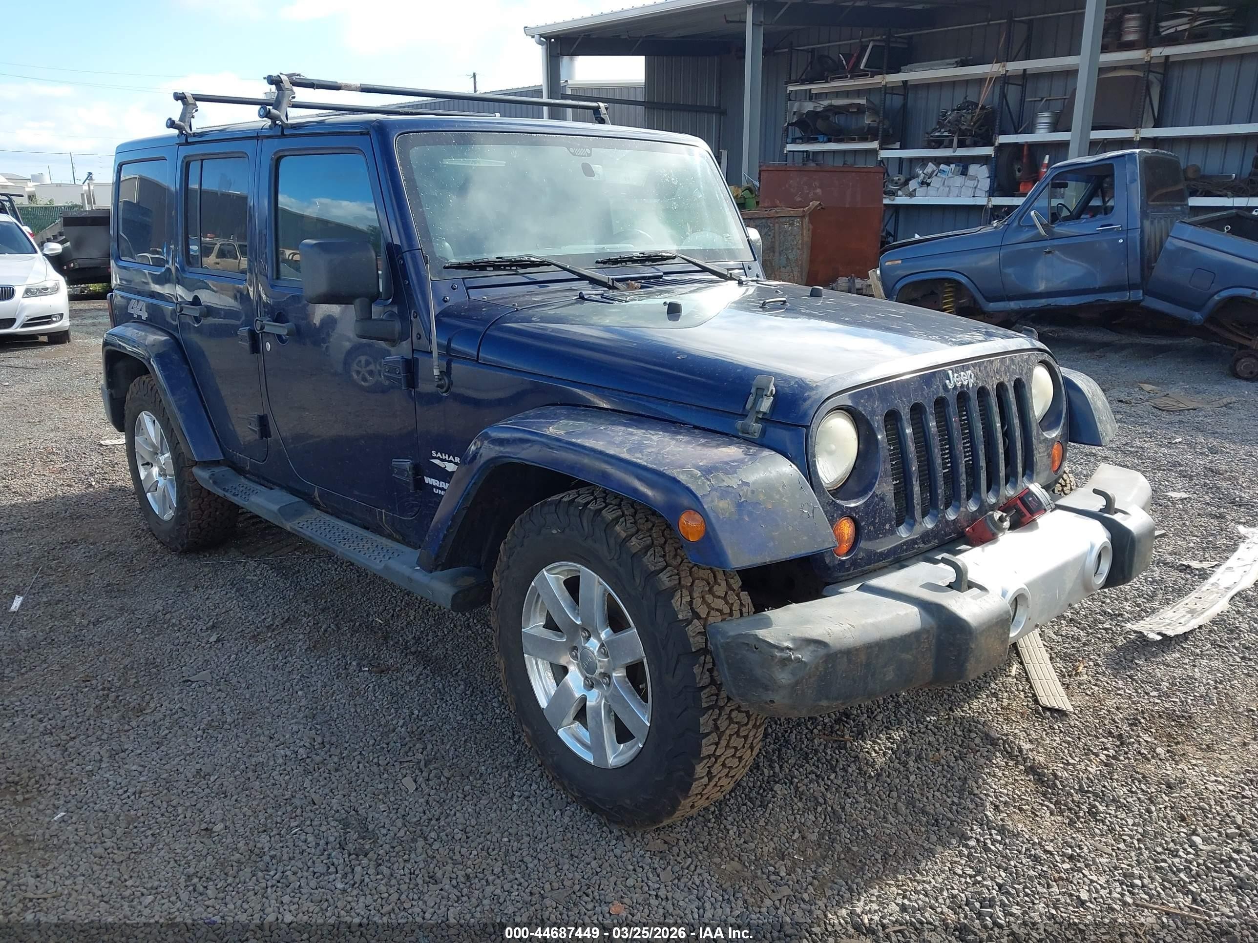 2013 Jeep Wrangler Unlimited Sahara, VIN 1C4BJWEG4DL505428 — Fresh water flood