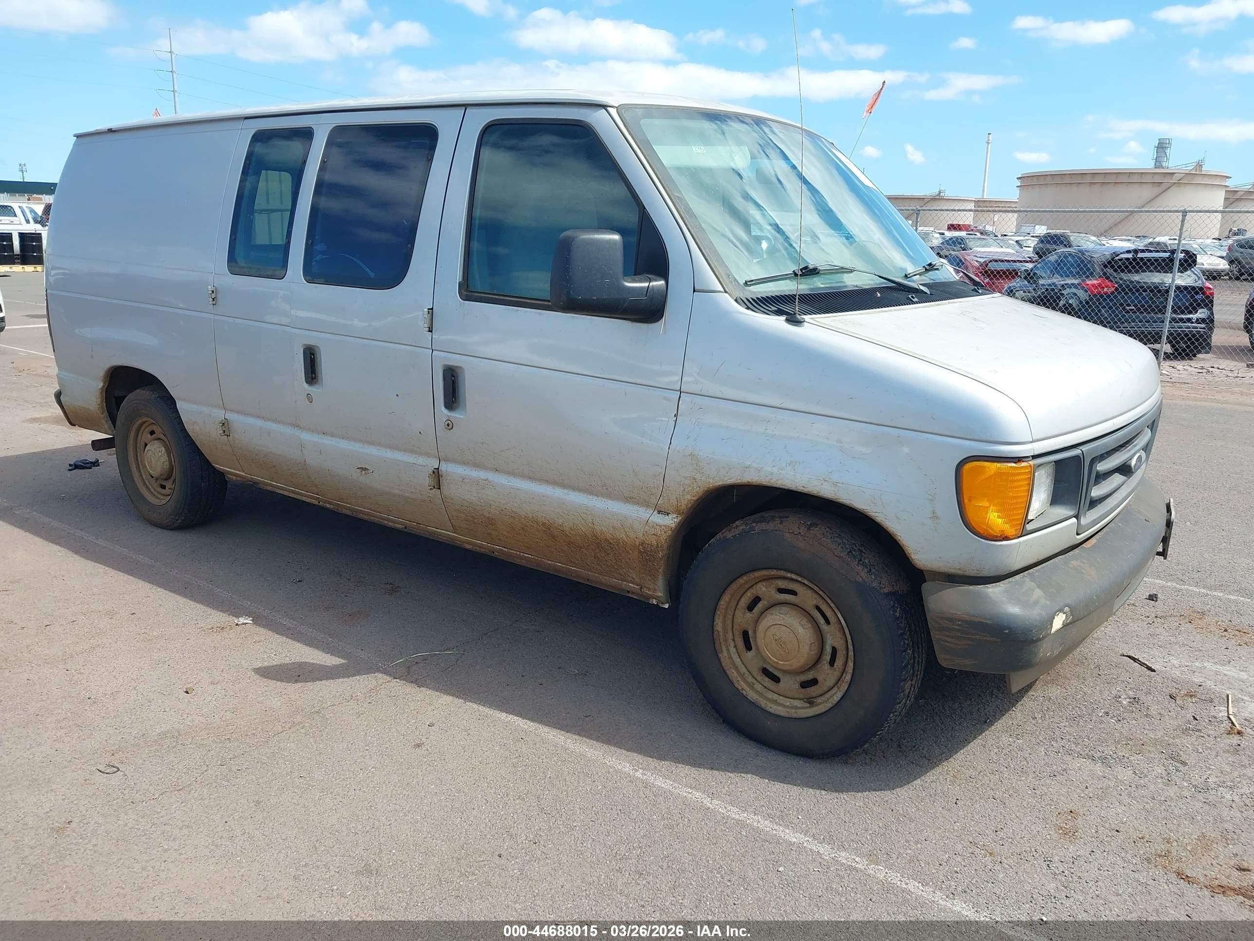 2004 Ford Econoline Cargo, VIN 1FTRE14W24HB54651 — Water / flood