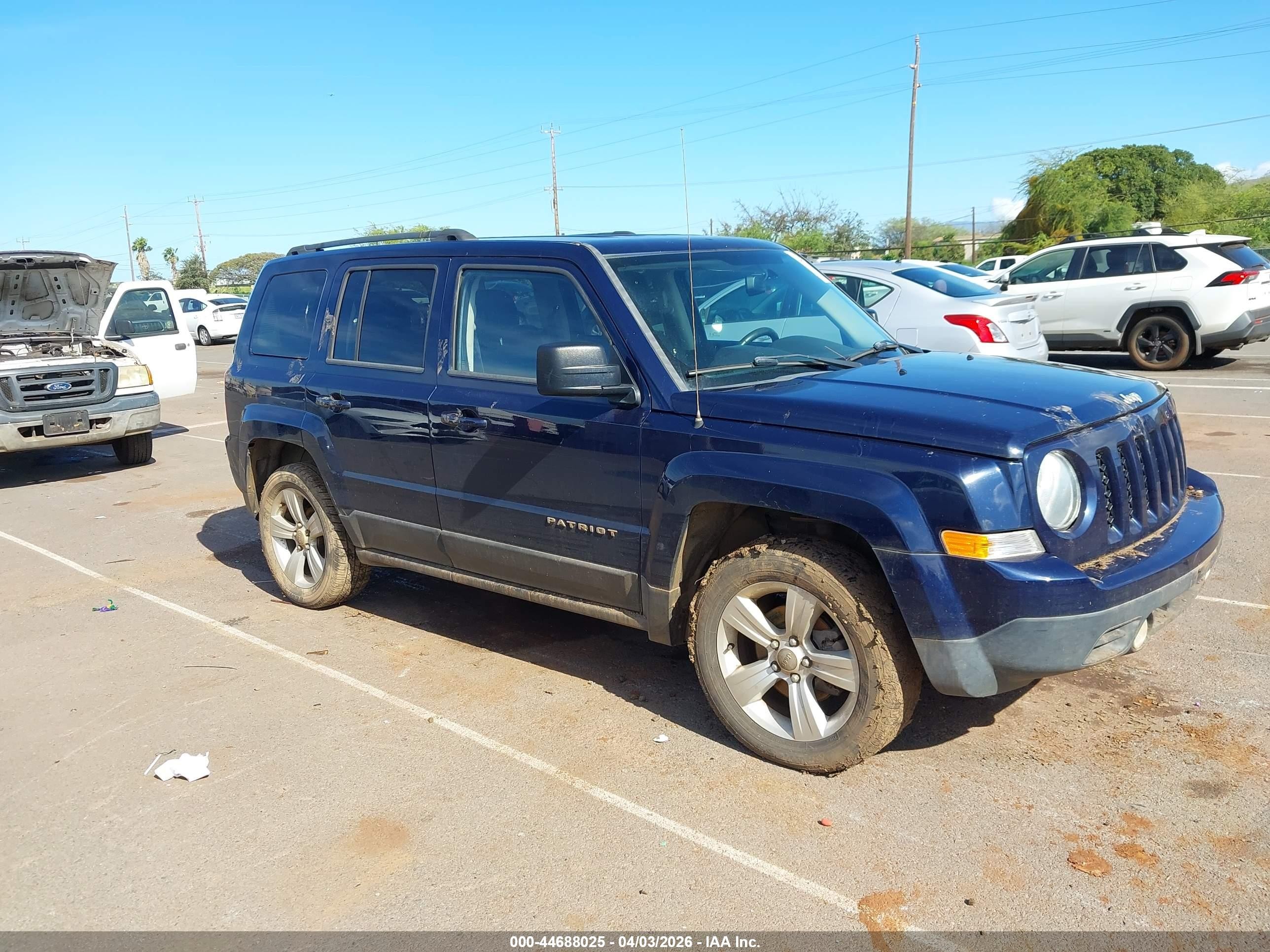 2016 Jeep Patriot High Altitude, VIN 1C4NJRFB9GD637360 — Water / flood