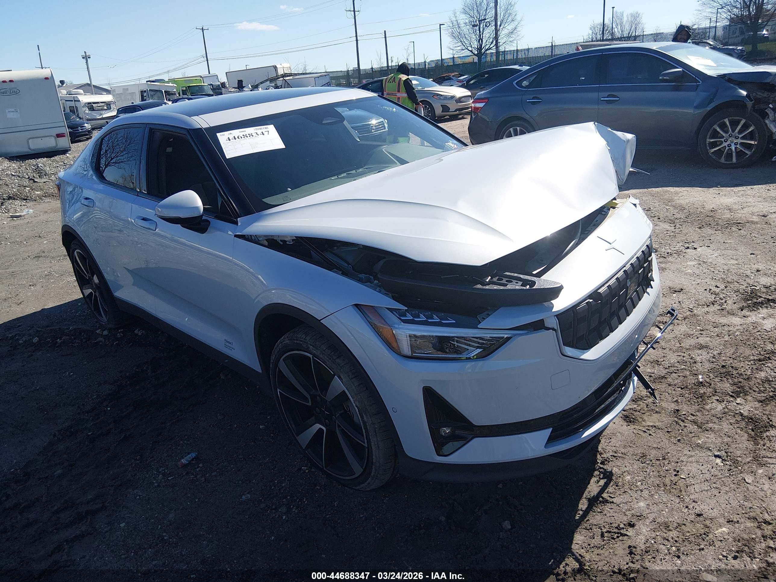 2022 Polestar 2, VIN LPSED3KA7NL055819 — Front end