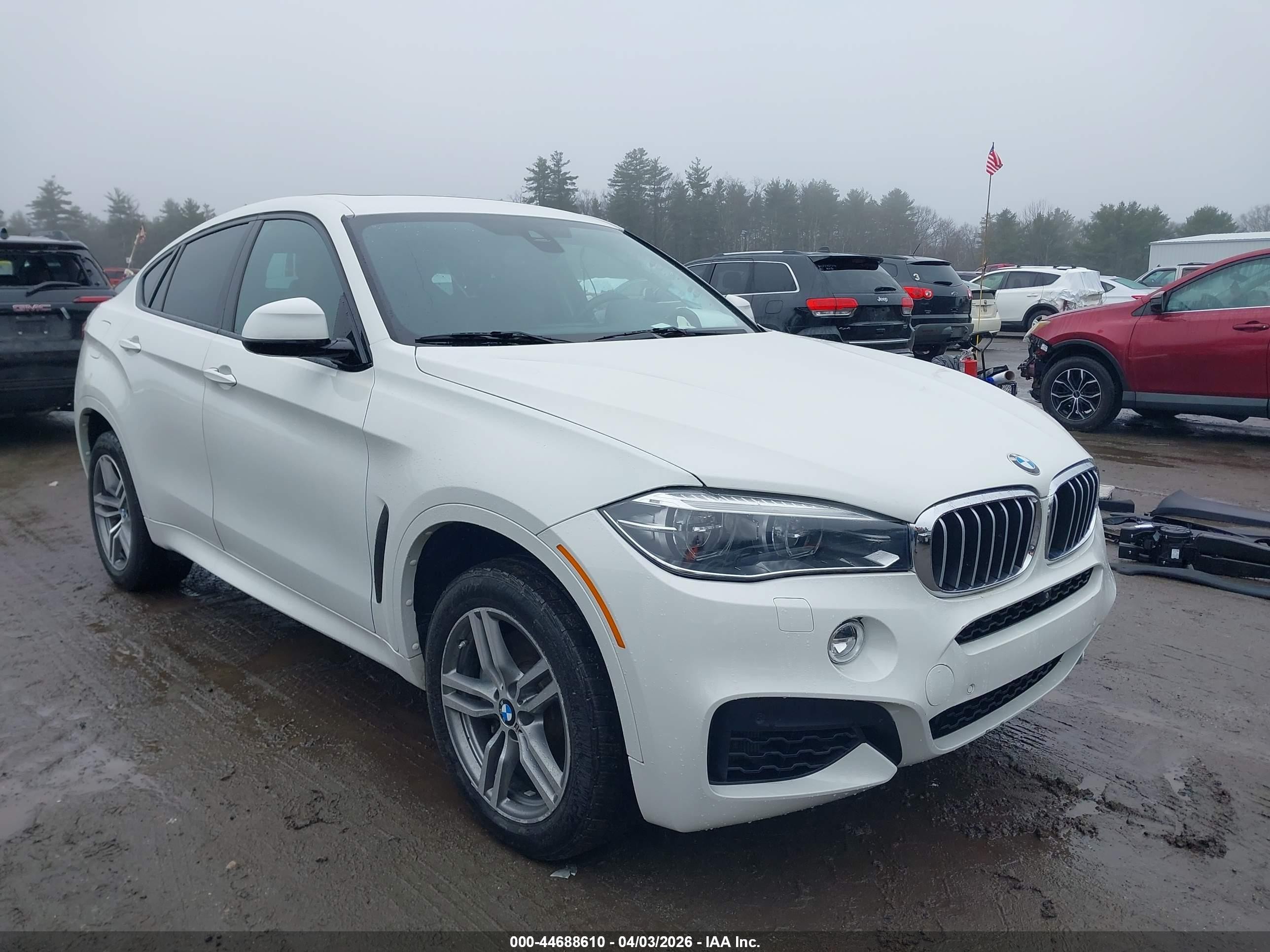 2017 BMW X6 xDrive50i, VIN 5UXKU6C36H0W38608 — Side