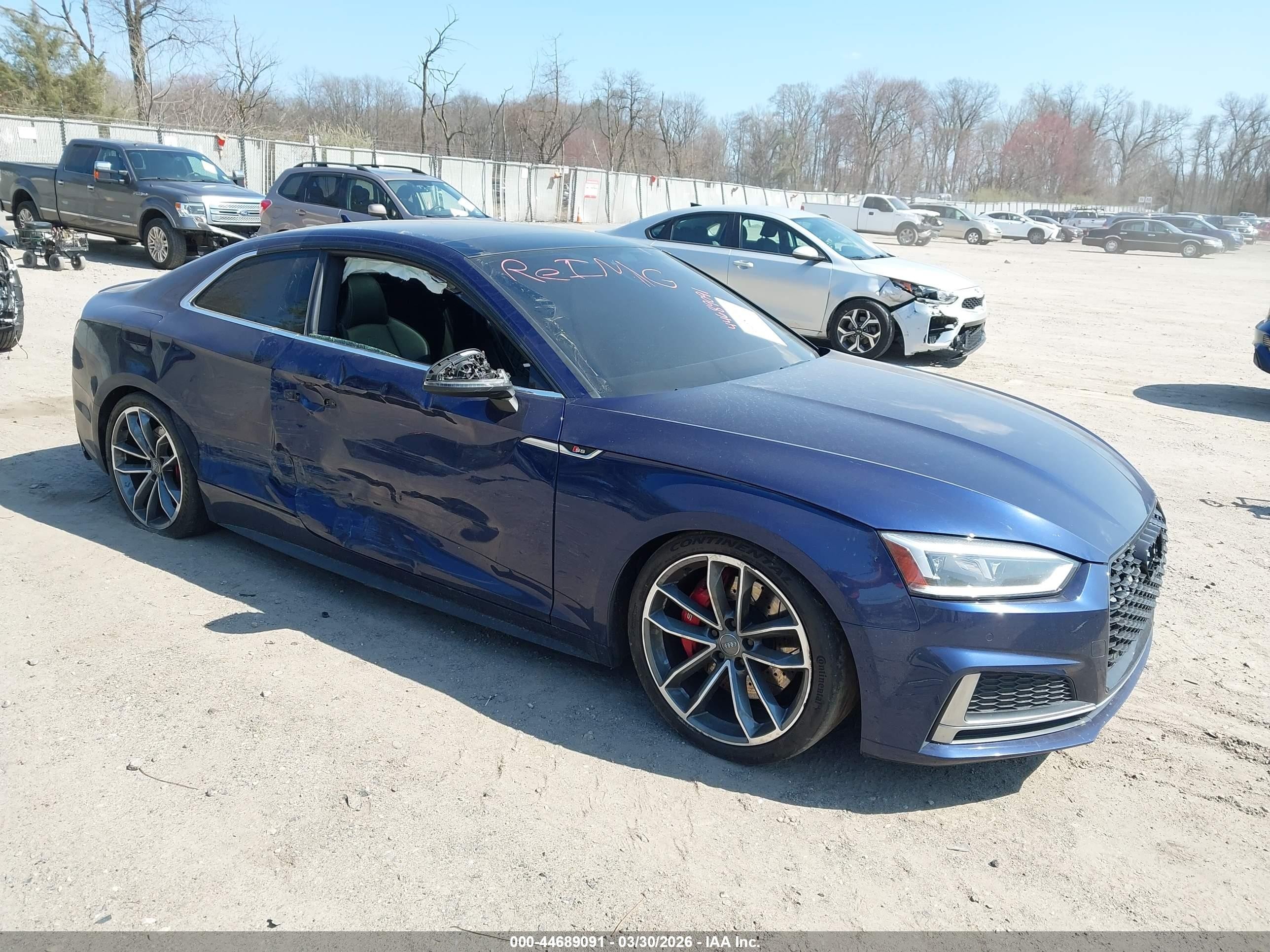 2018 Audi S5 Premium Plus, VIN WAUP4AF58JA003054 — Side