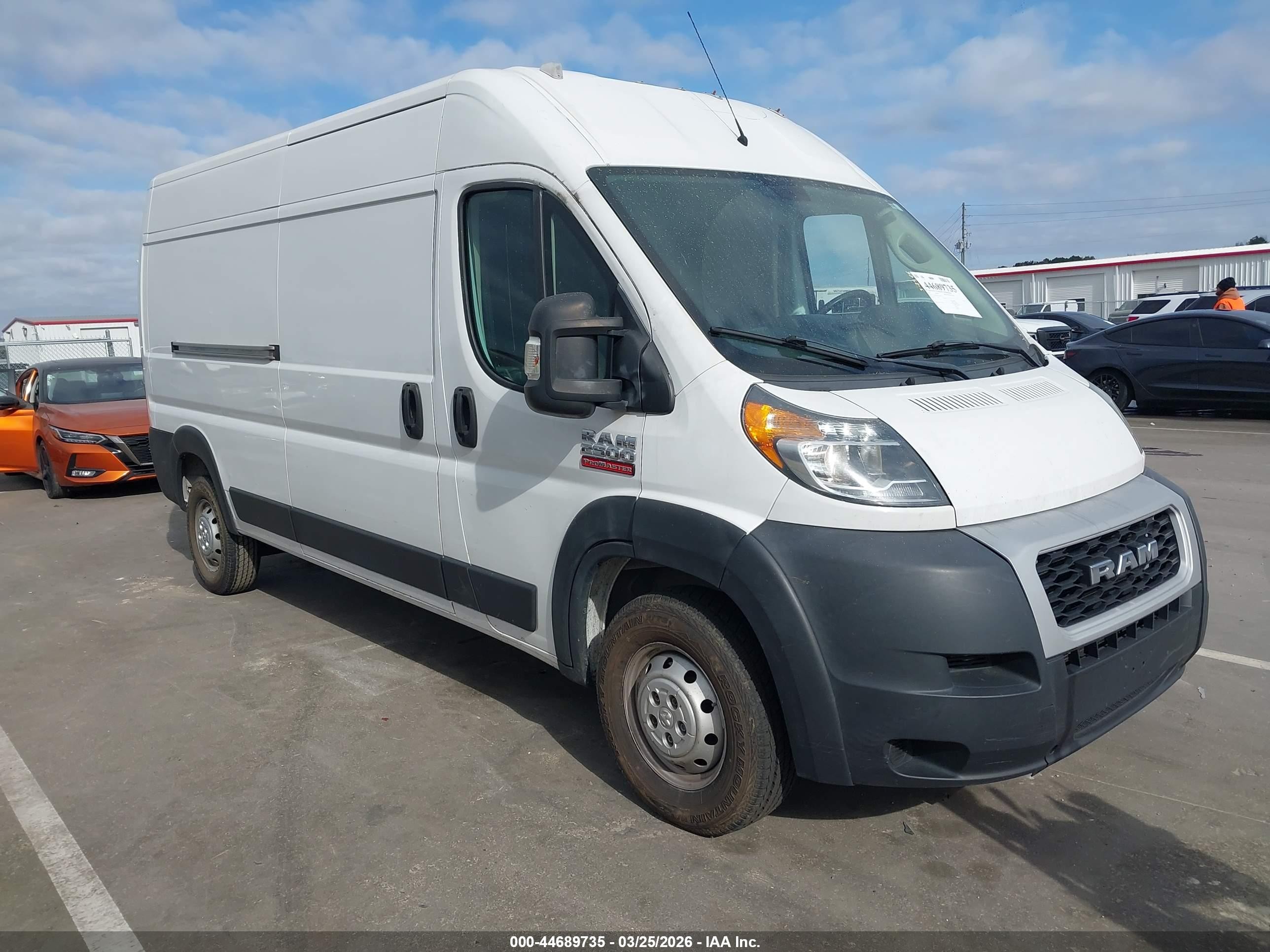 2021 Ram ProMaster, VIN 3C6ERVDG7ME508776 — Roof