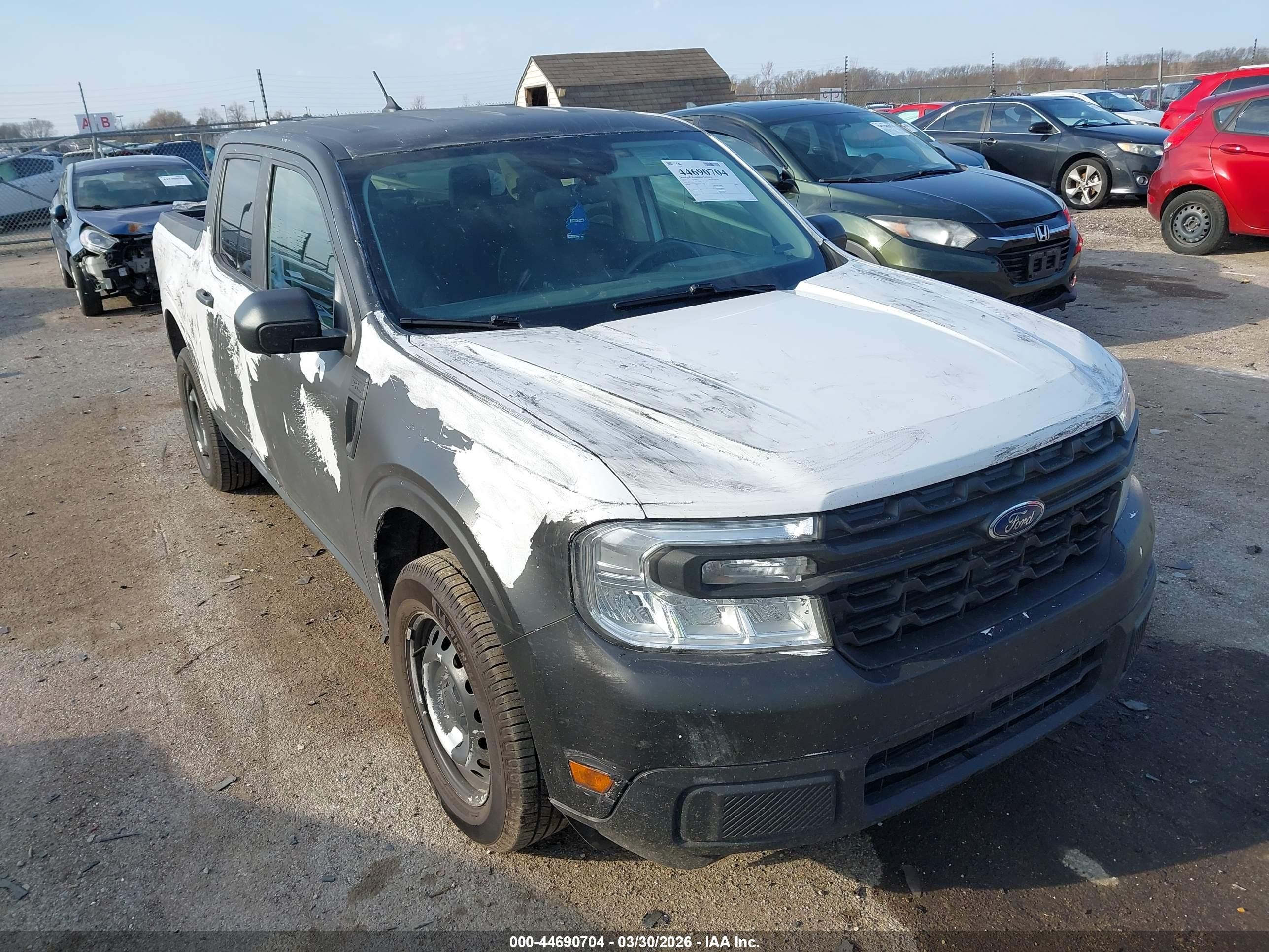 2023 Ford Maverick XLT, VIN 3FTTW8E96PRA00404 — Vandalism