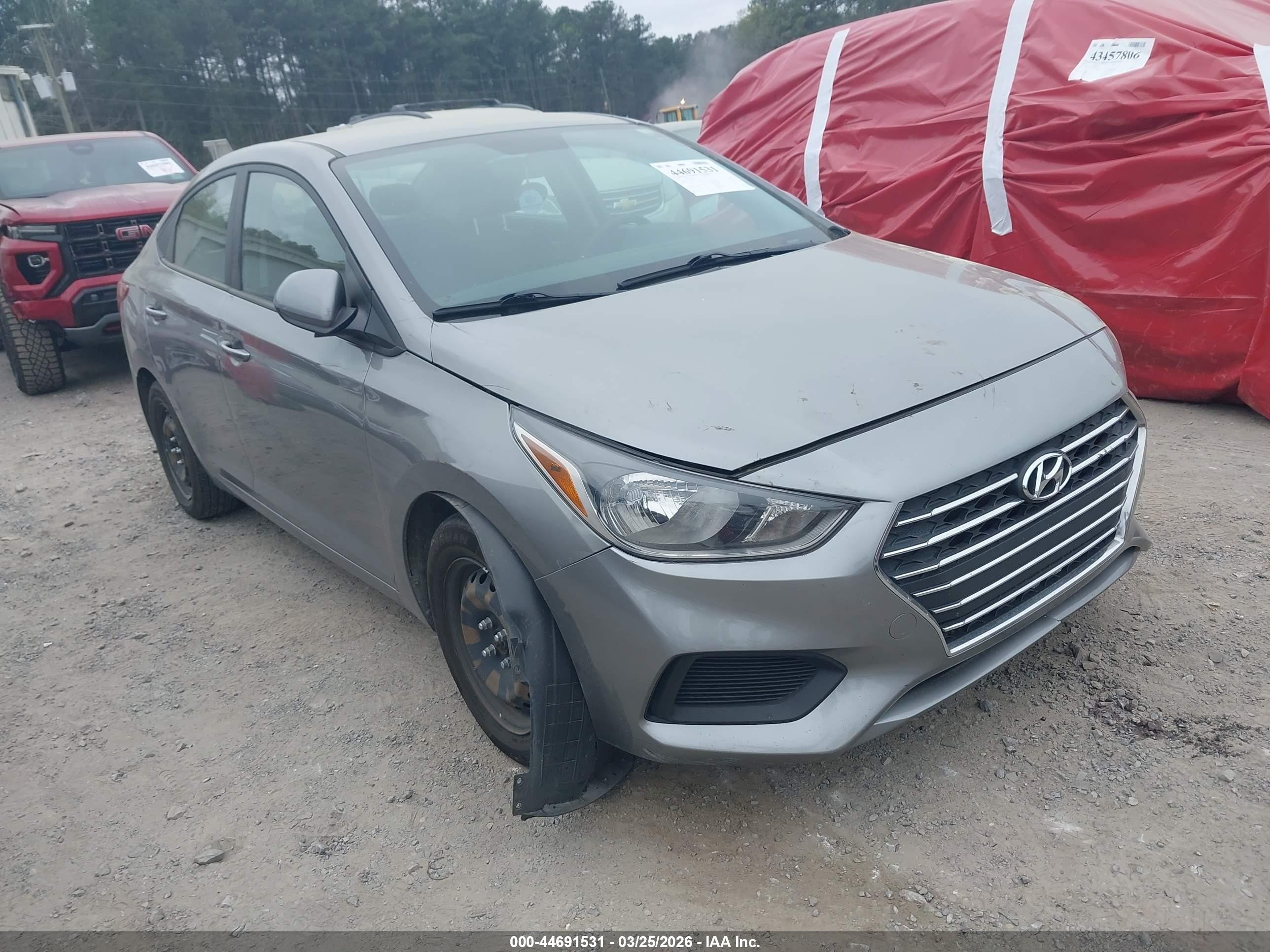 2022 Hyundai Accent SE, VIN 3KPC24A67NE162014 — Front end