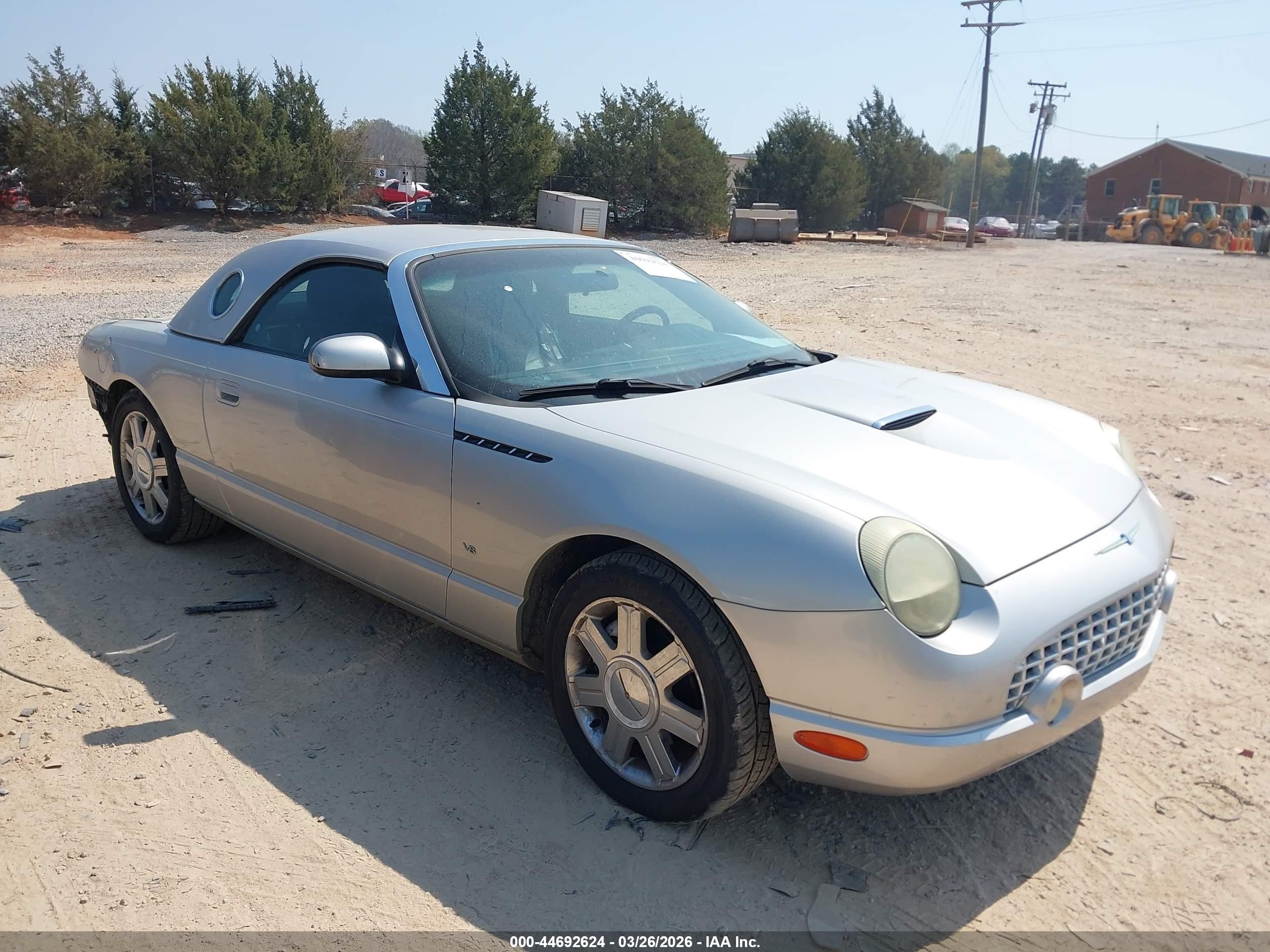 2004 Ford Thunderbird Deluxe, VIN 1FAHP60AX4Y111694 — Зад