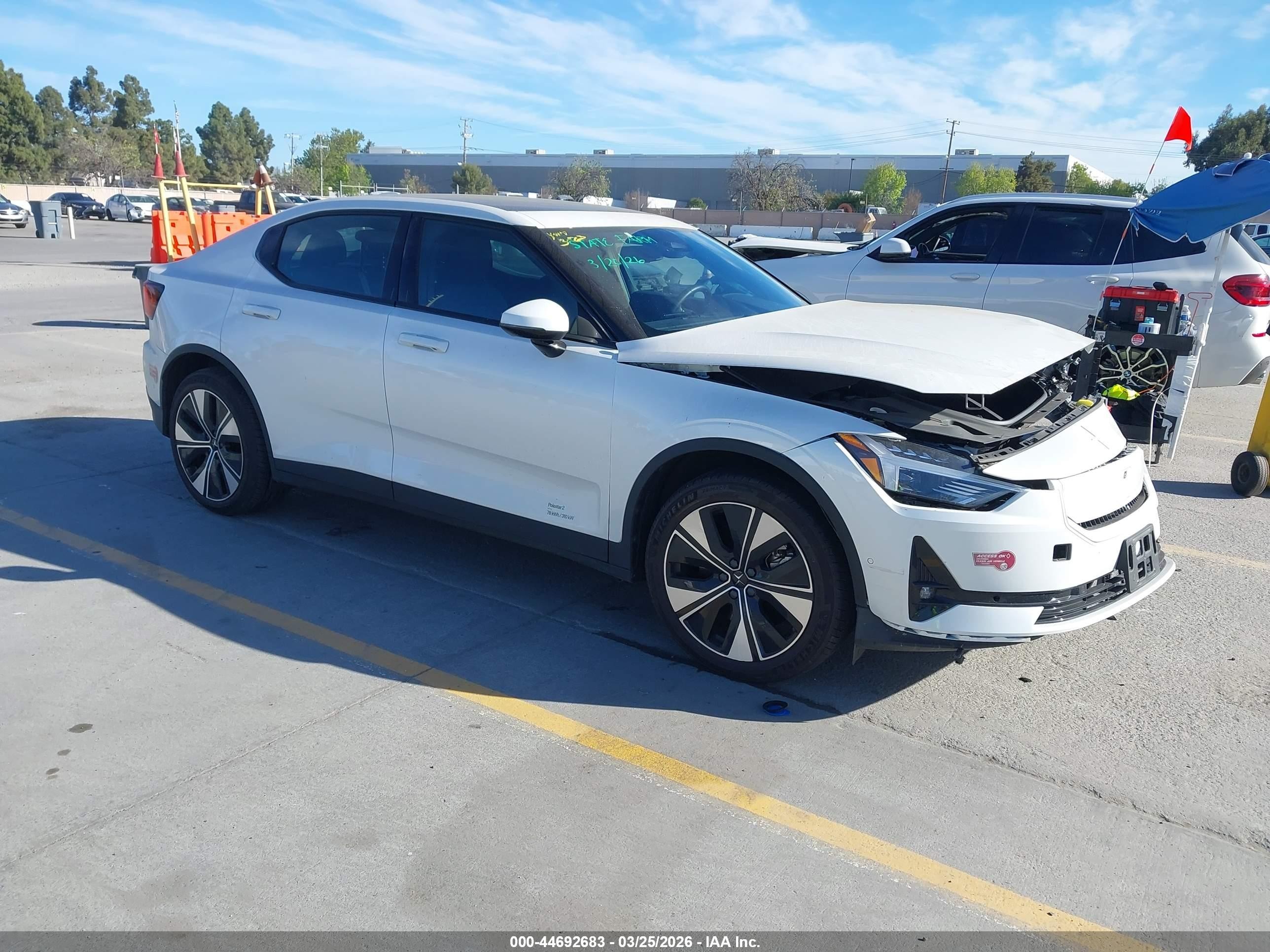 2024 Polestar 2, VIN YSMFD3KA9RL225037 — Front end