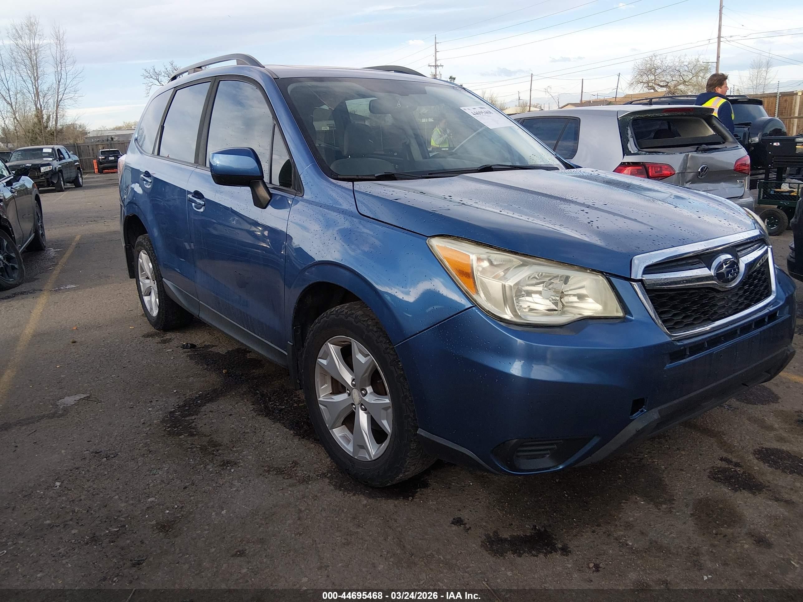 2016 Subaru Forester Premium, VIN JF2SJADC8GH562421 — Undercarriage