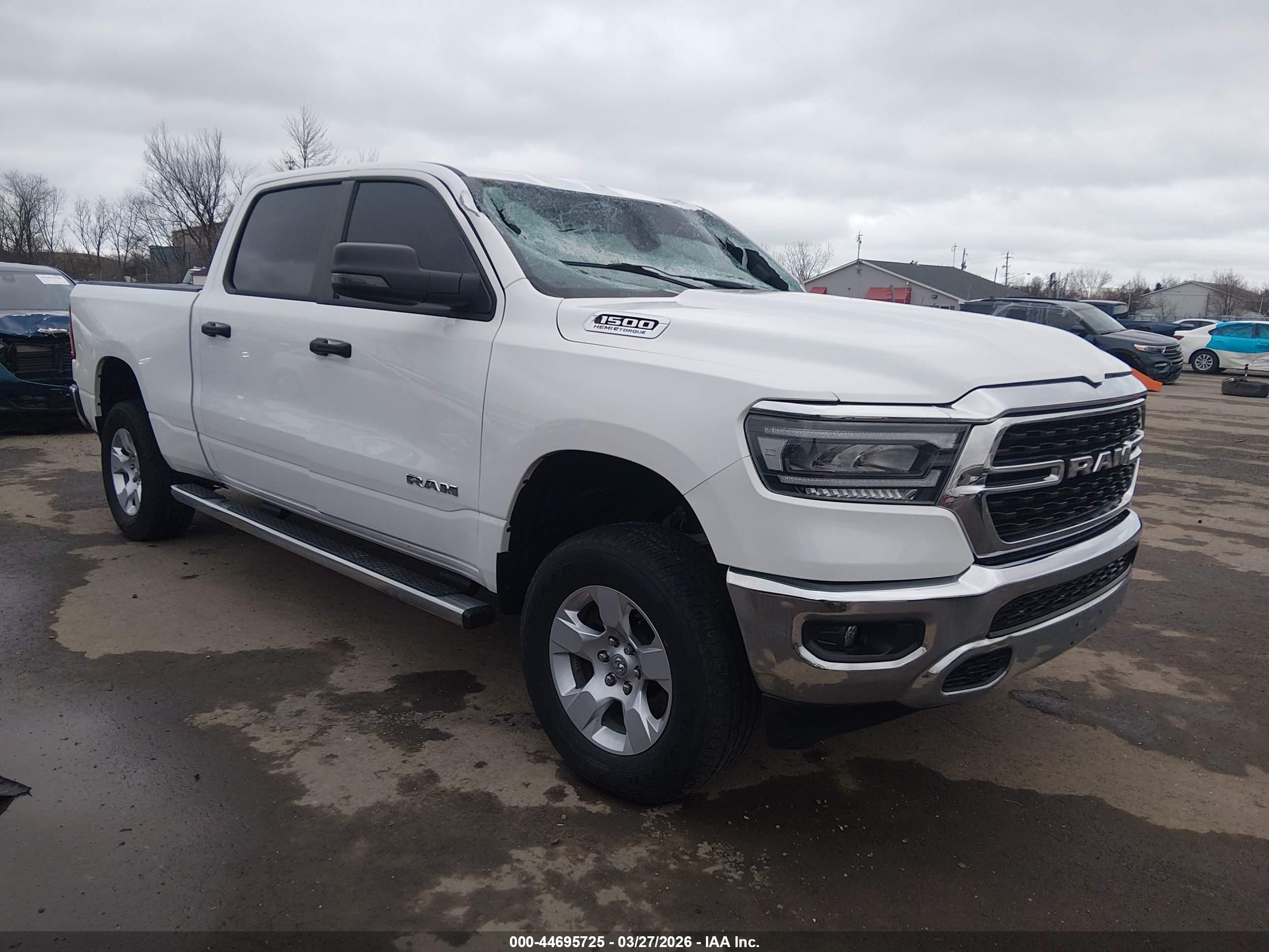 2023 Ram 1500 Big Horn, VIN 1C6SRFMT0PN605145 — Storm