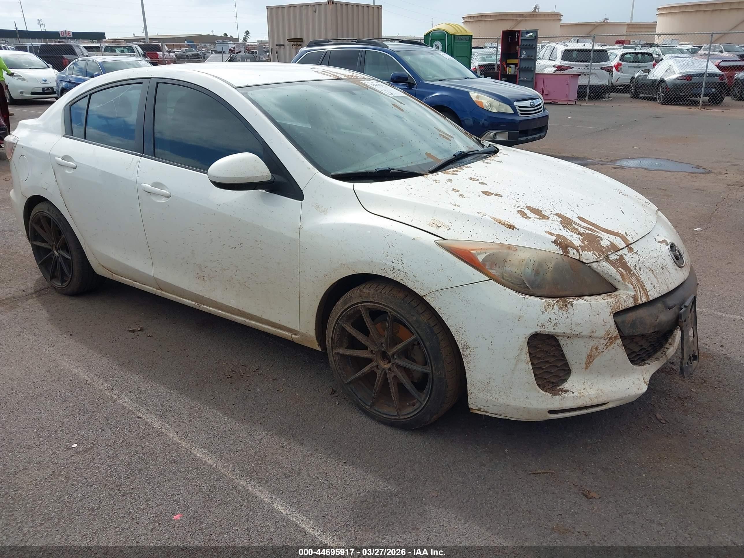 2012 Mazda 3 i Touring, VIN JM1BL1V71C1568543 — Вода / потоп