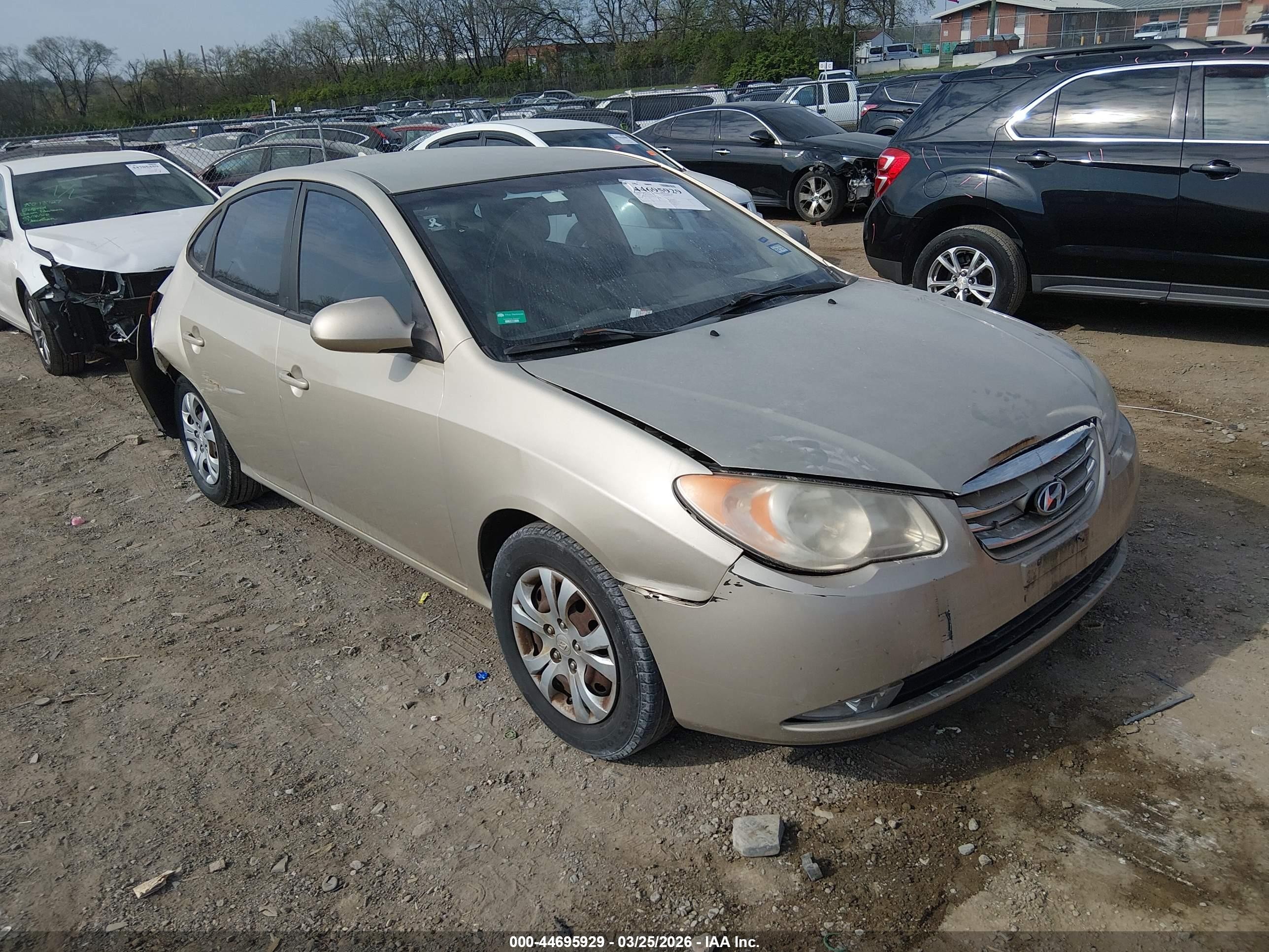2010 Hyundai Elantra GLS, VIN KMHDU4AD1AU863796 — All over