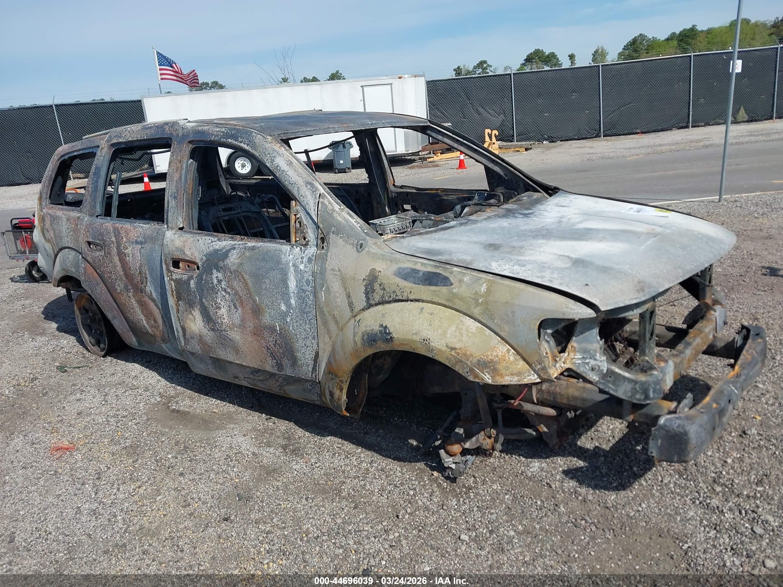 2008 Dodge Durango SXT, VIN 1D8HD38K58F124967 — Burn