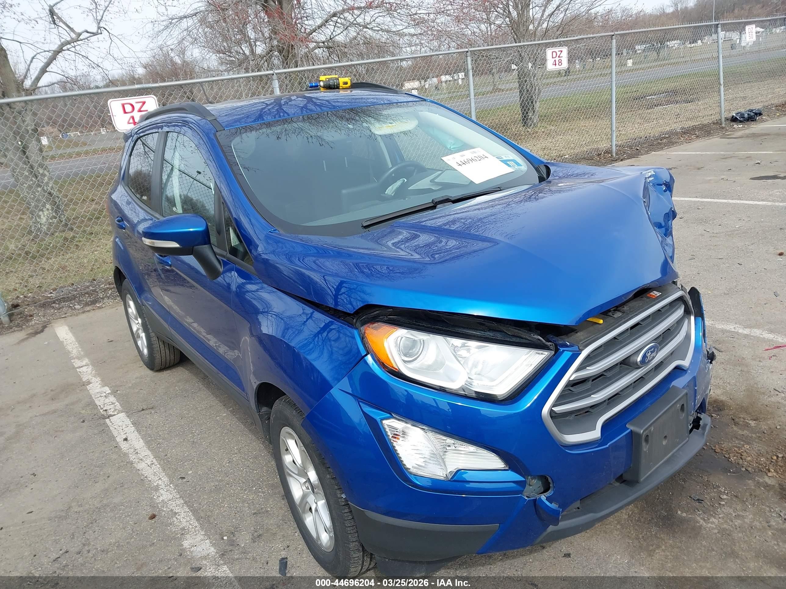 2020 Ford EcoSport SE, VIN MAJ3S2GE1LC383749 — Front end