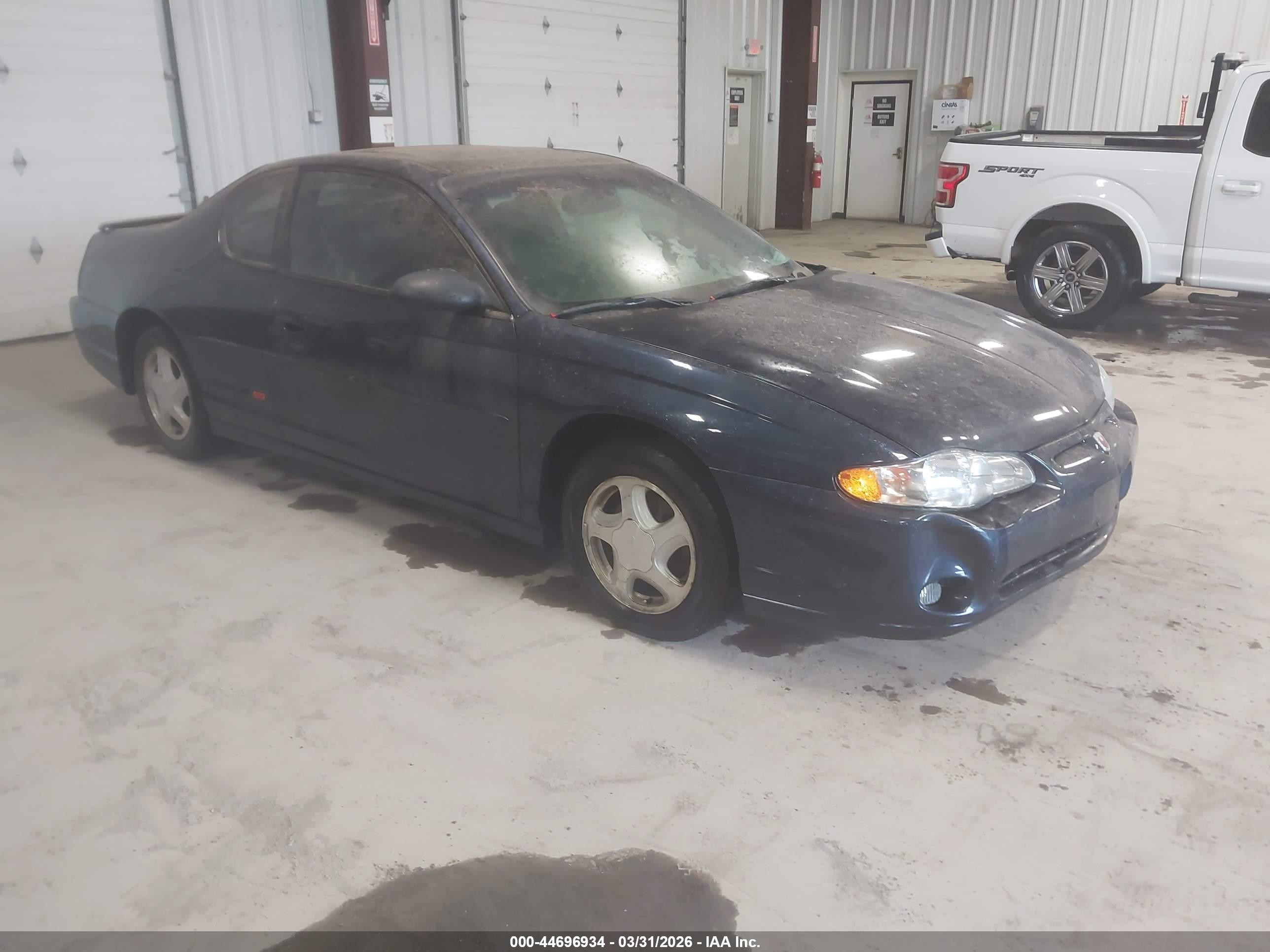 2001 Chevrolet Monte Carlo SS, VIN 2G1WX15K919254439 — Перед