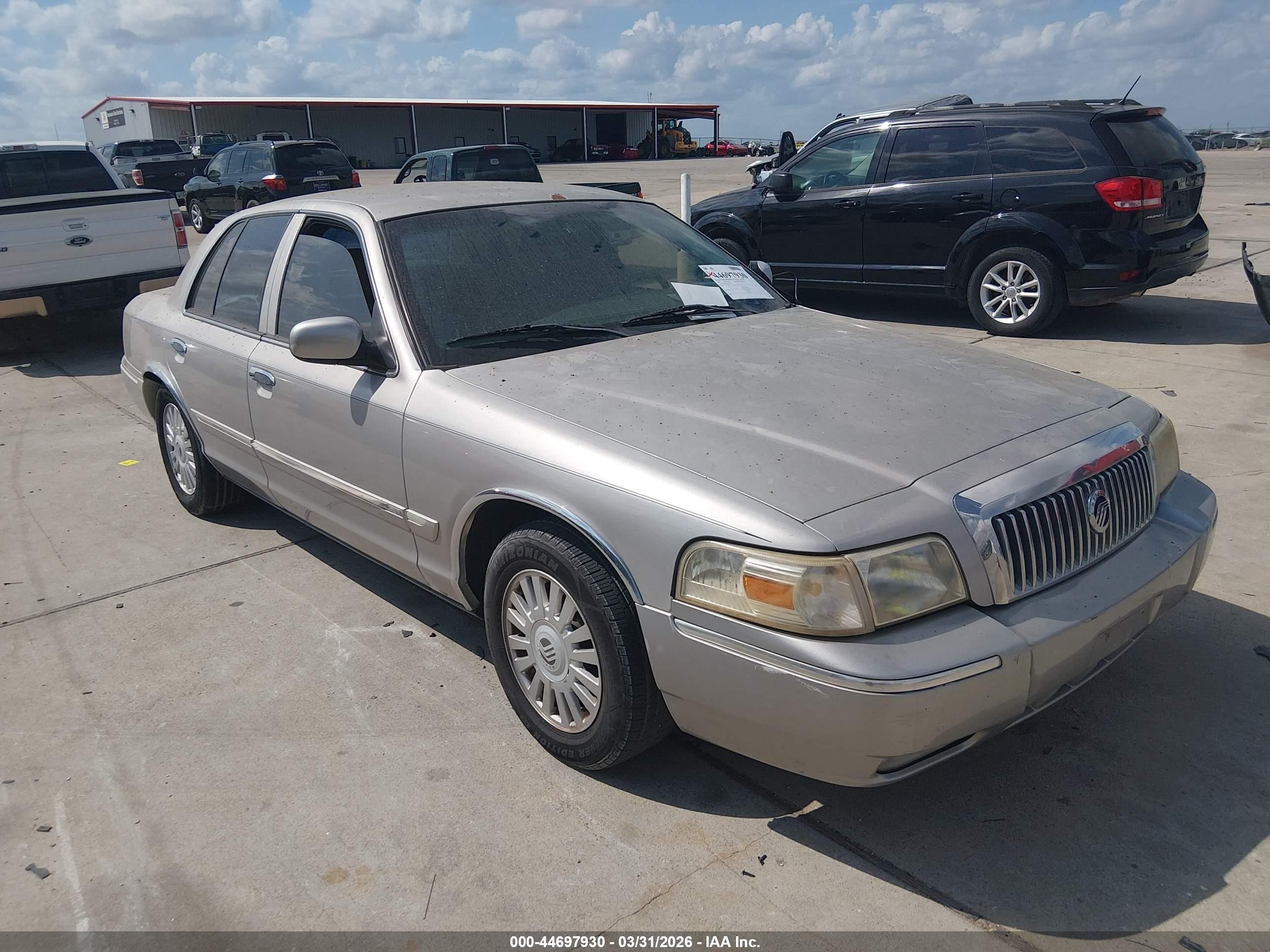 2008 Mercury Grand Marquis LS, VIN 2MEFM75V68X612808 — Repossession