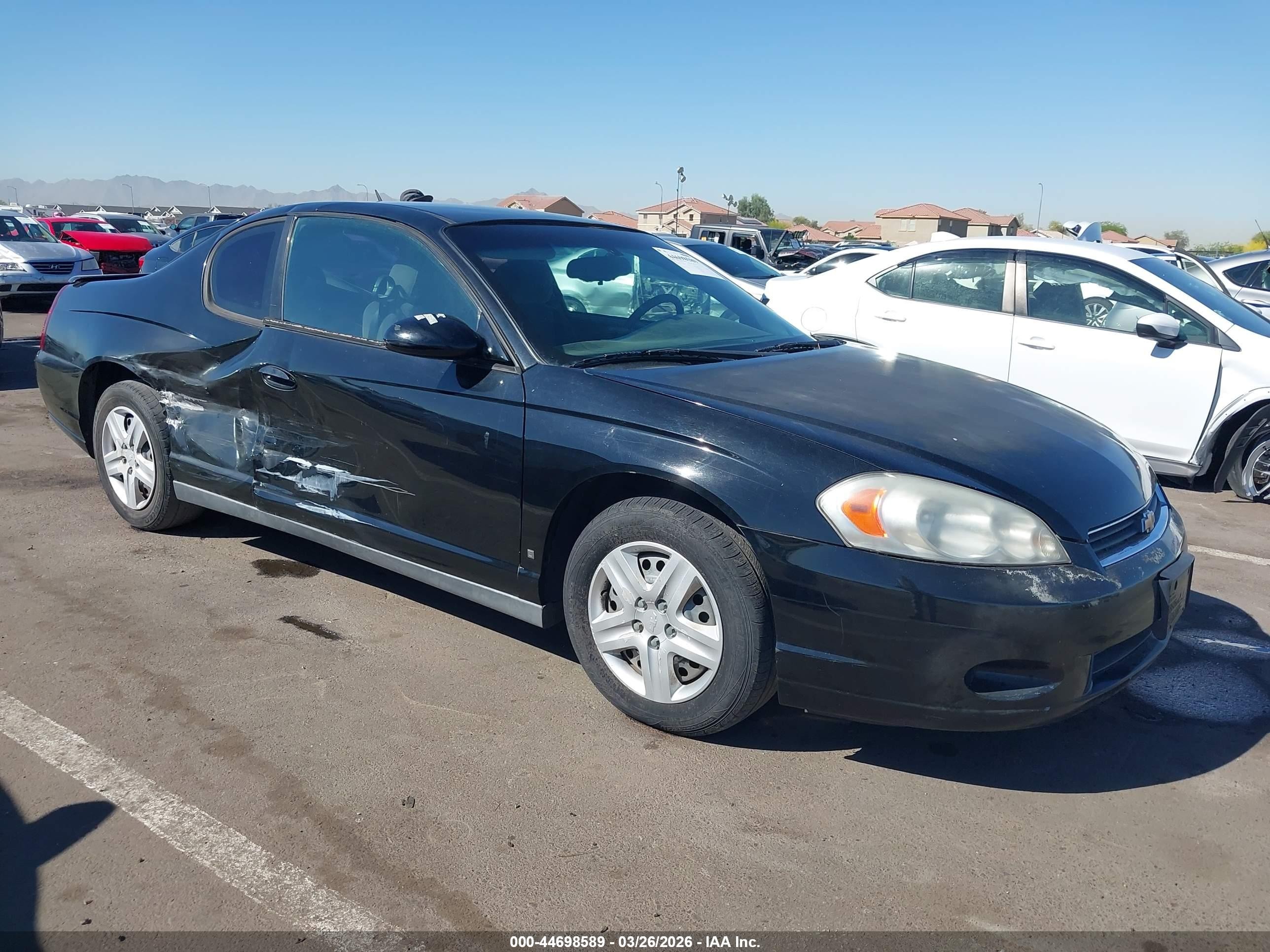 2006 Chevrolet Monte Carlo LS, VIN 2G1WJ15K569383836 — Side