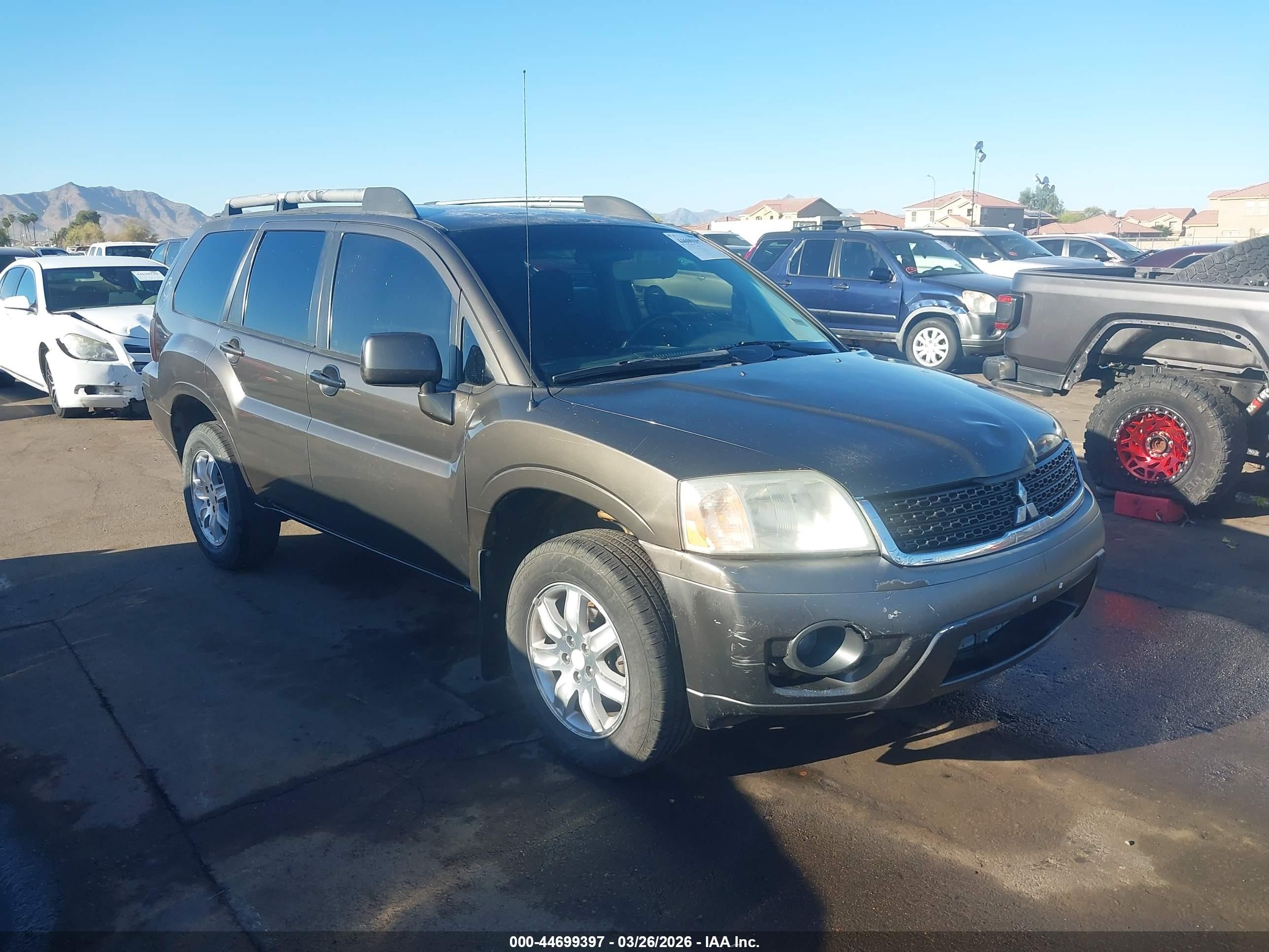 2010 Mitsubishi Endeavor LS, VIN 4A4JM2AS2AE014628 — Rear end