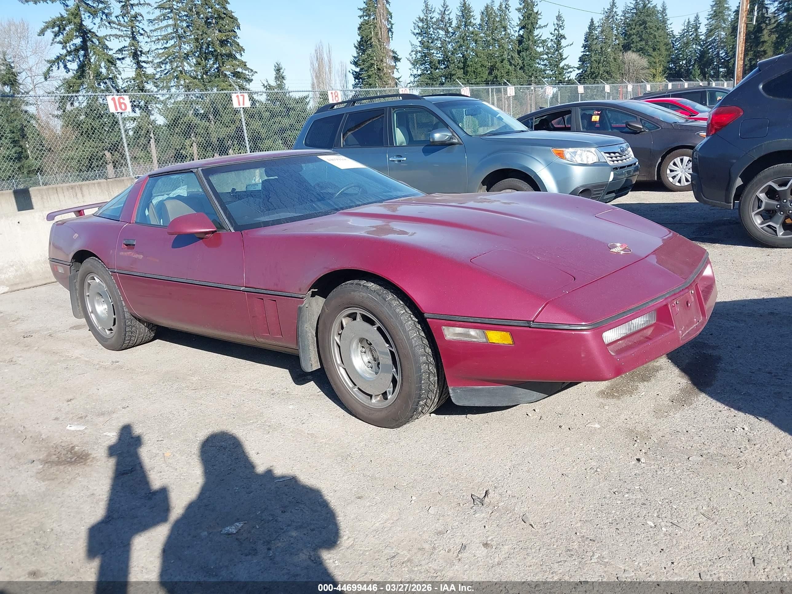 1984 Chevrolet Corvette, VIN 1G1AY0789E5111156 — Front end