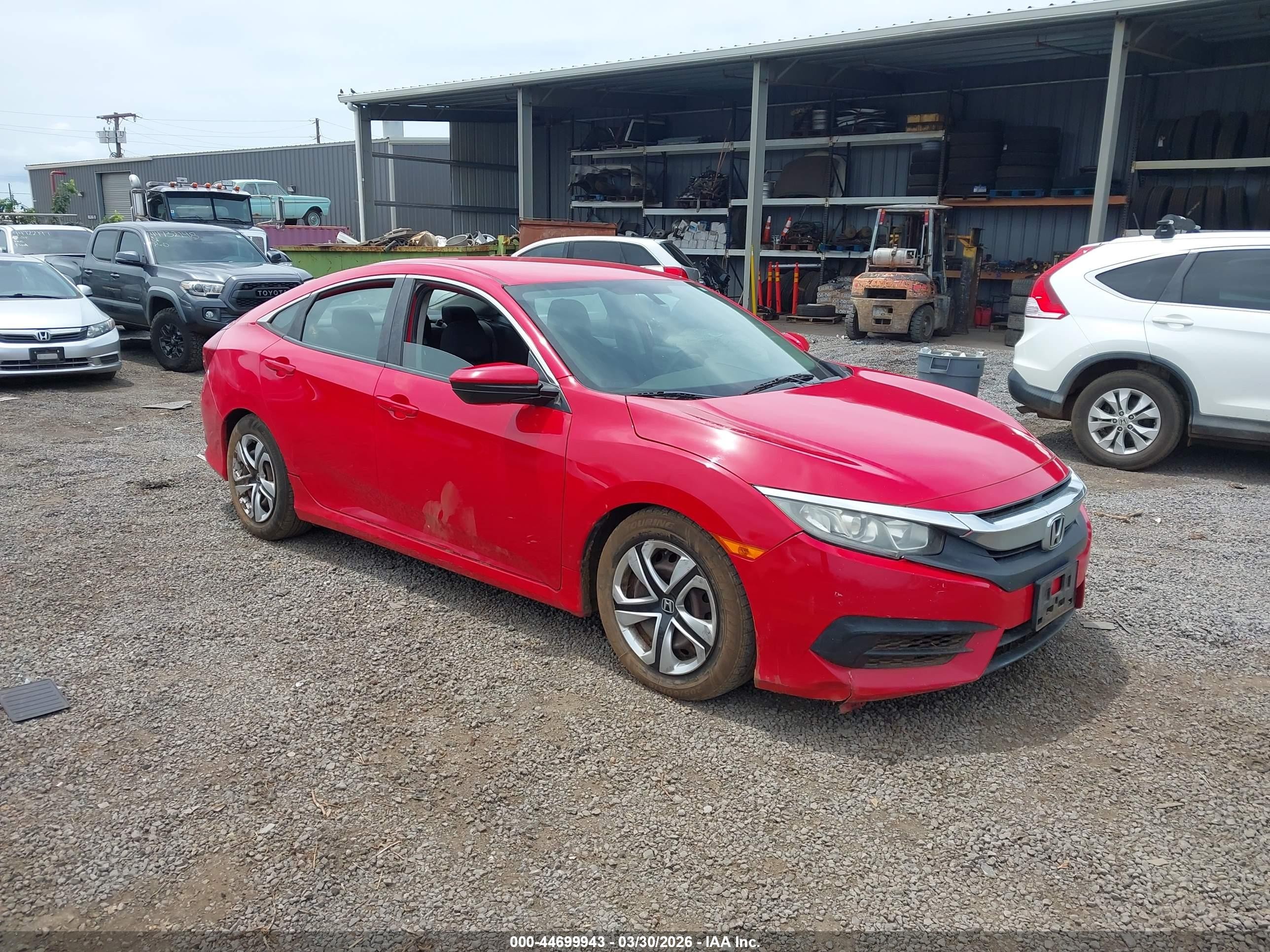 2017 Honda Civic LX, VIN 2HGFC2F54HH521571 — Fresh water flood