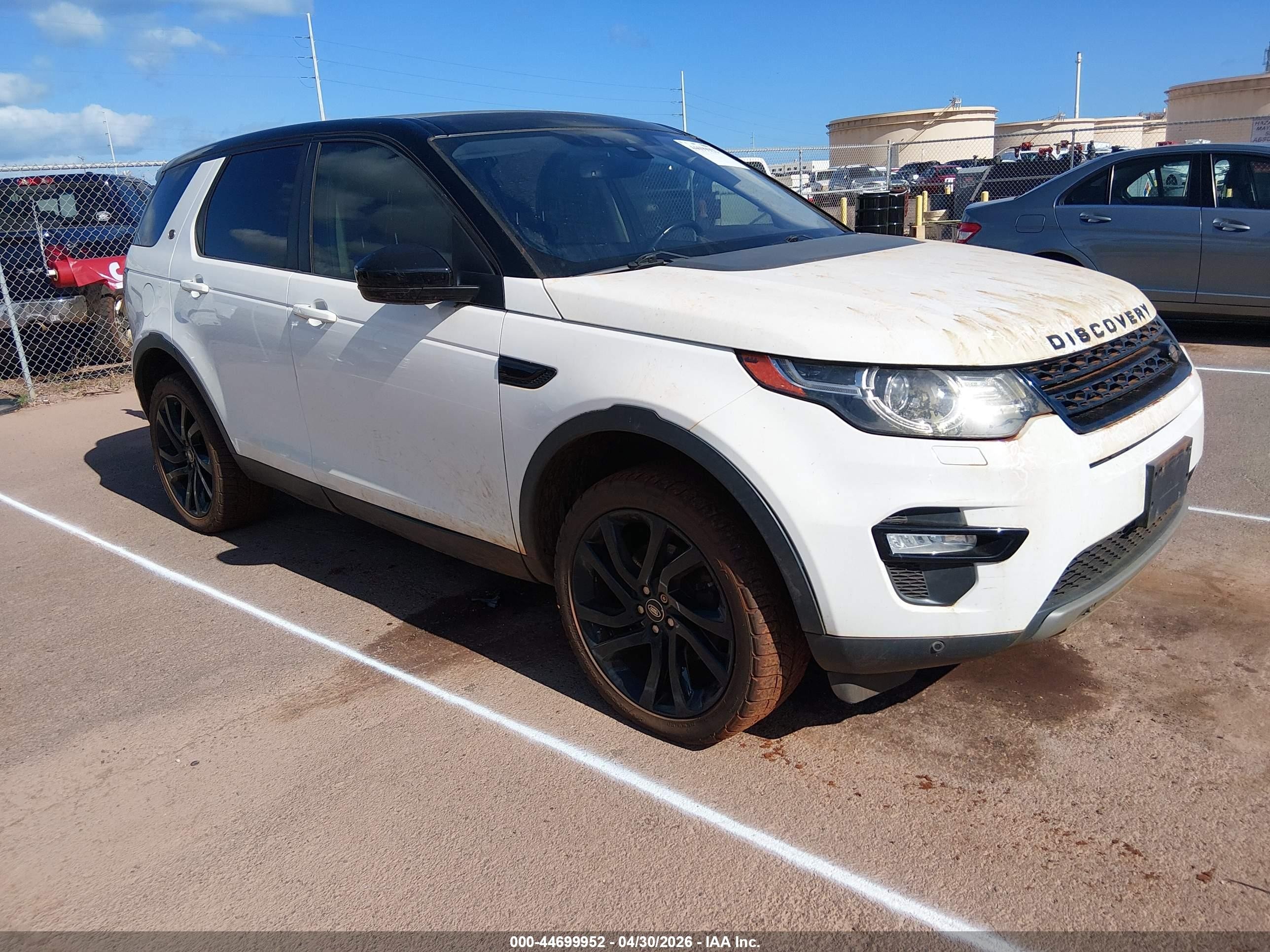2017 Land Rover Discovery Sport HSE, VIN SALCR2BG5HH649162 — Water / flood