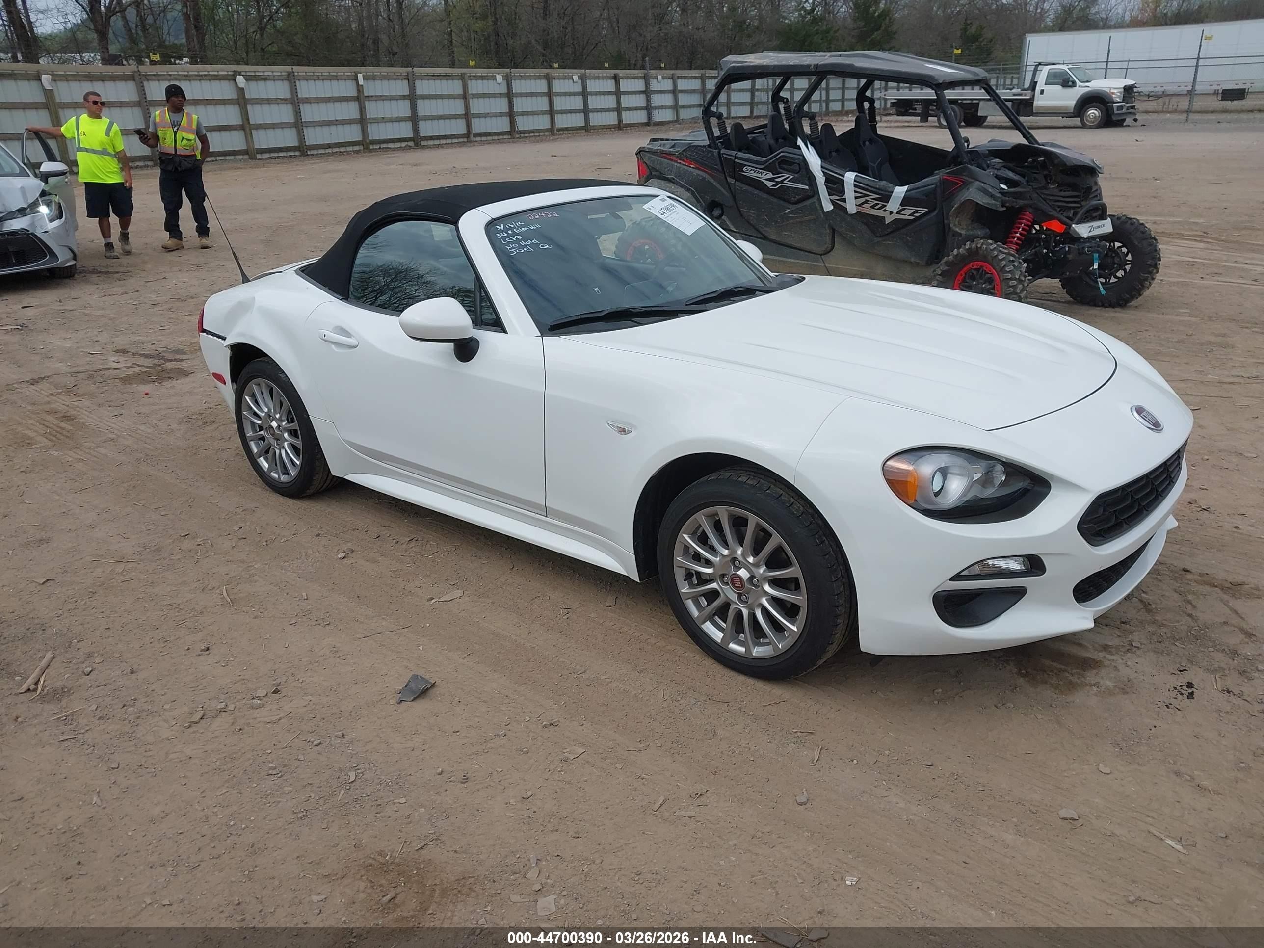 2020 FIAT 124 Spider Abarth, VIN JC1NFAEK4L0145290 — Rear end