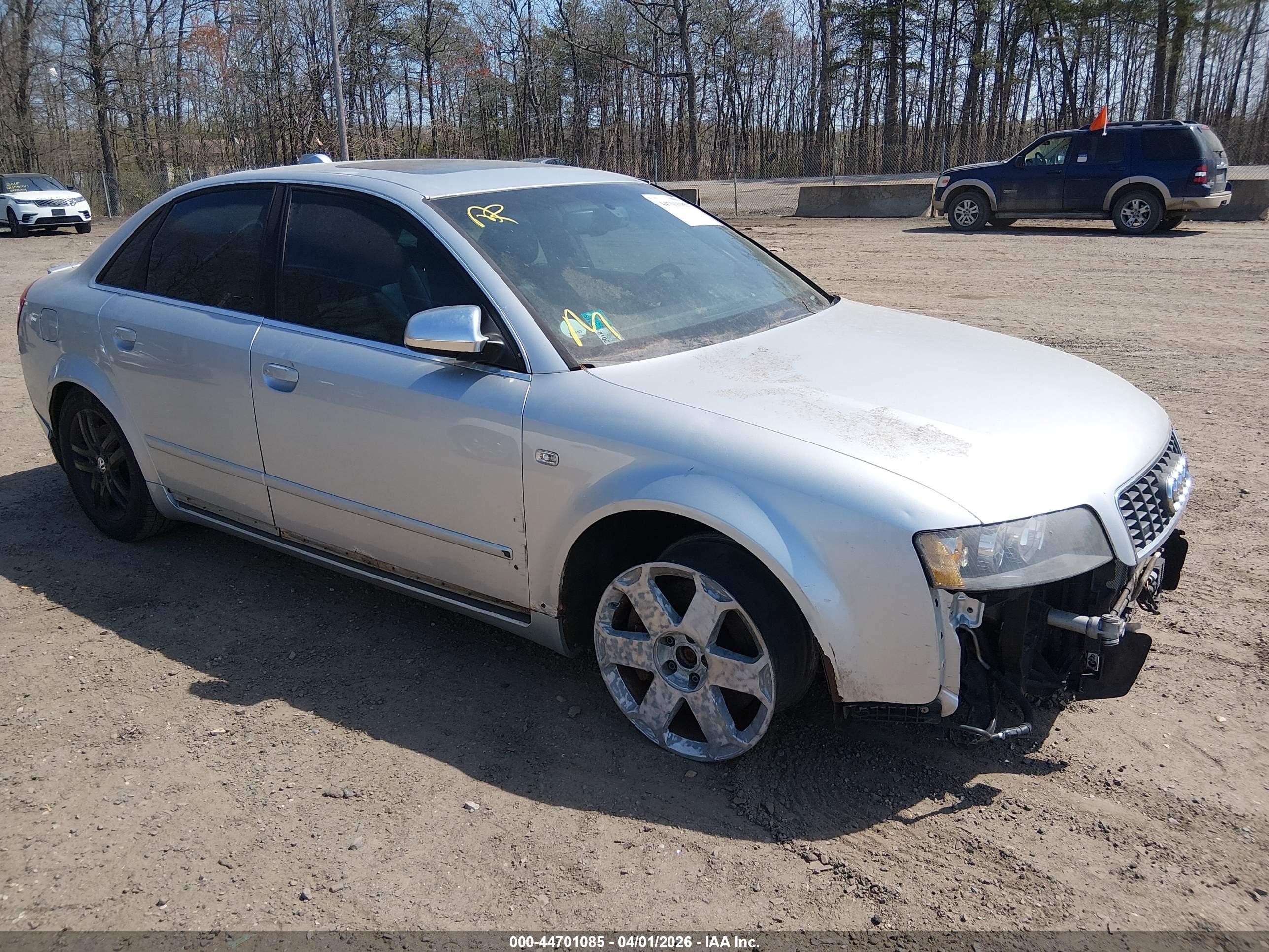 2004 Audi S4, VIN WAUPL68E34A156846 — Перед