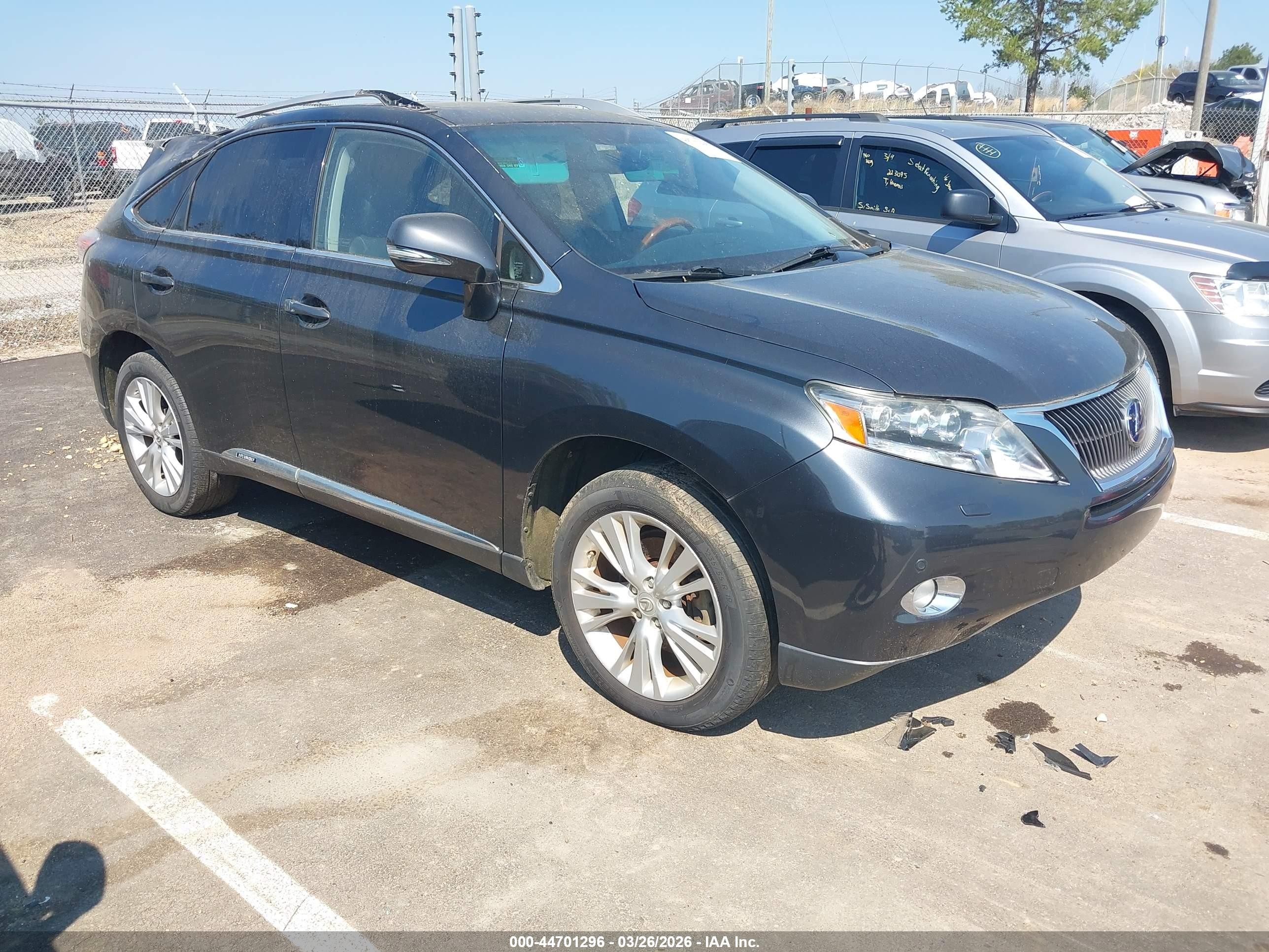 2010 Lexus RX 450h, VIN JTJBC1BA1A2412667 — Стихия