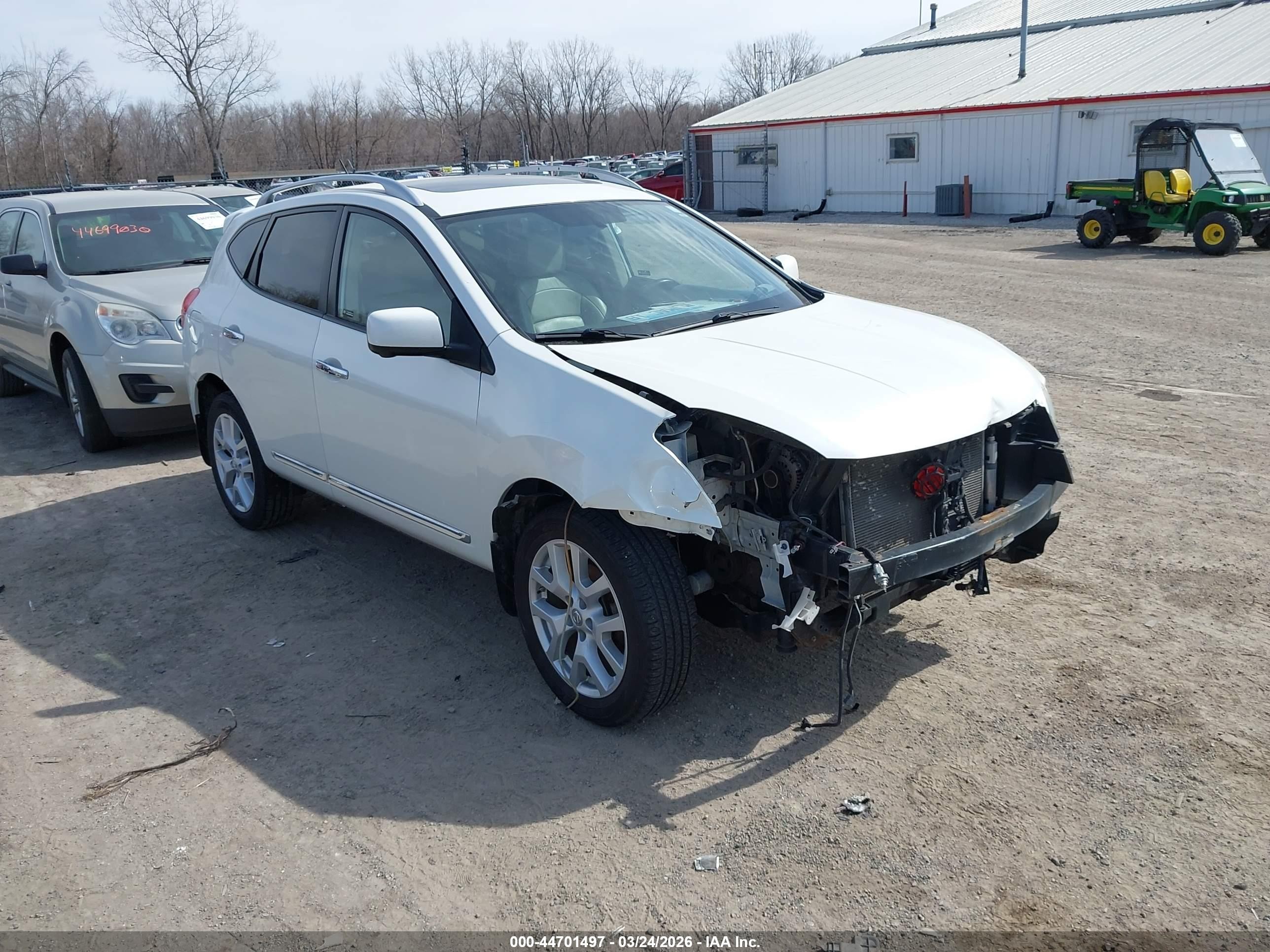 2012 Nissan Rogue S, VIN JN8AS5MV6CW364141 — Front end