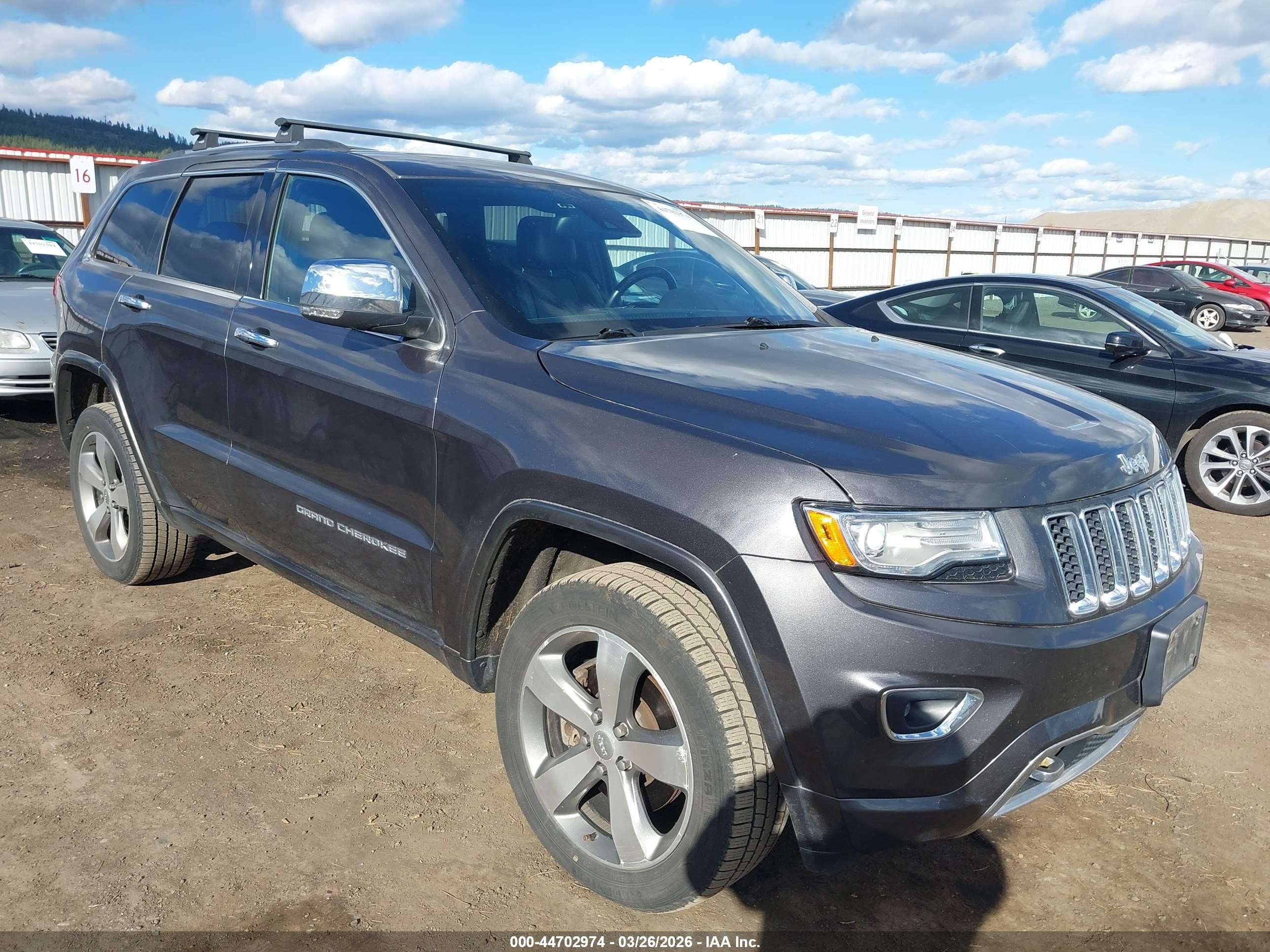 2015 Jeep Grand Cherokee High Altitude, VIN 1C4RJFCM4FC951394 — Зад
