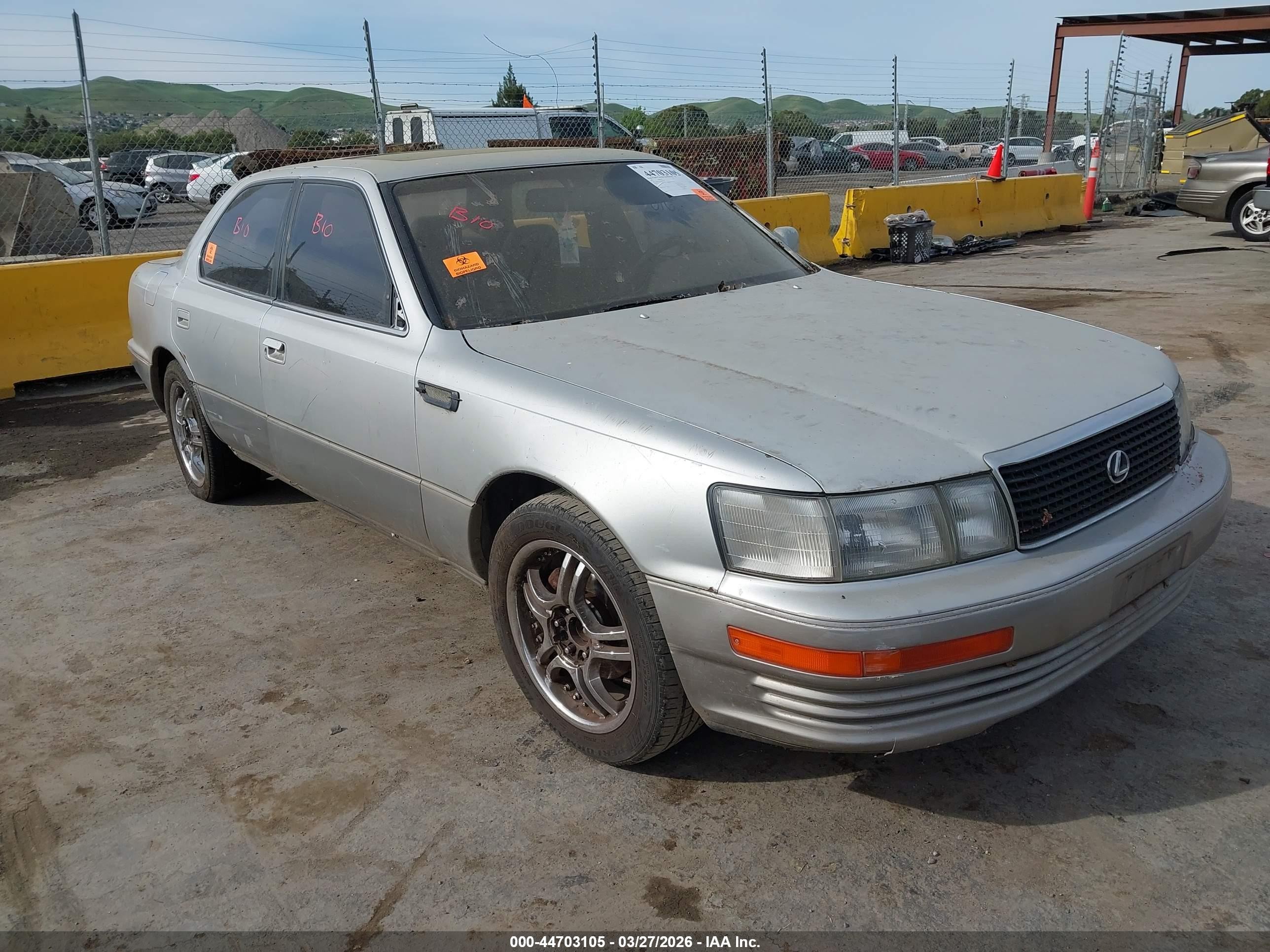 1991 Lexus LS 400, VIN JT8UF11E1M0080302 — Biohazard / chemical