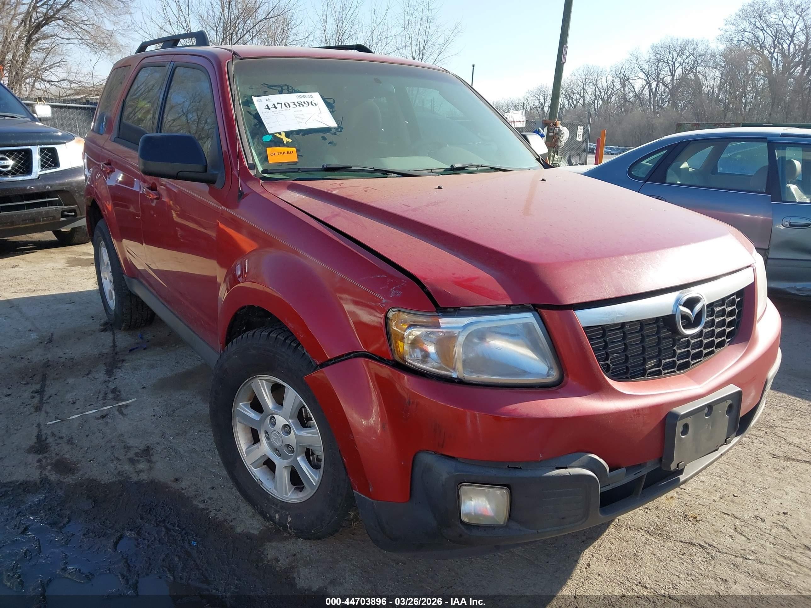 2011 Mazda Tribute Sport, VIN 4F2CY0C75BKM03302 — Front end