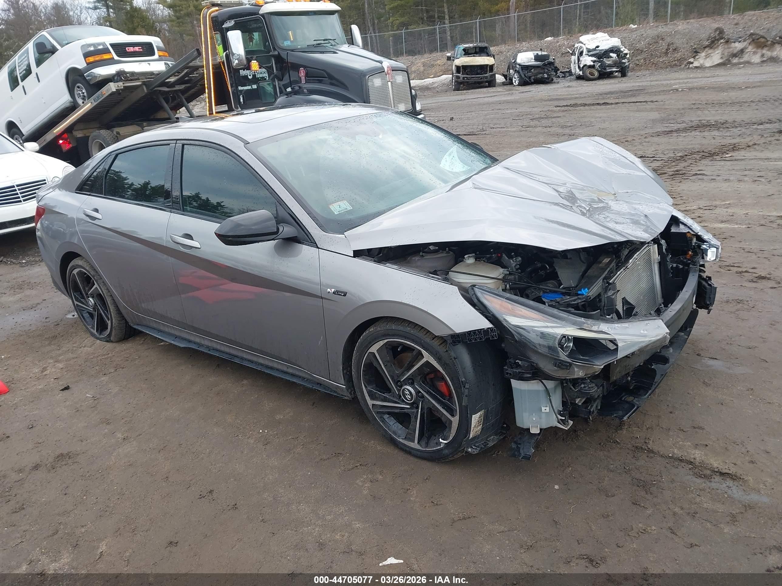 2023 Hyundai Elantra N Line, VIN KMHLR4AF9PU479126 — Front end