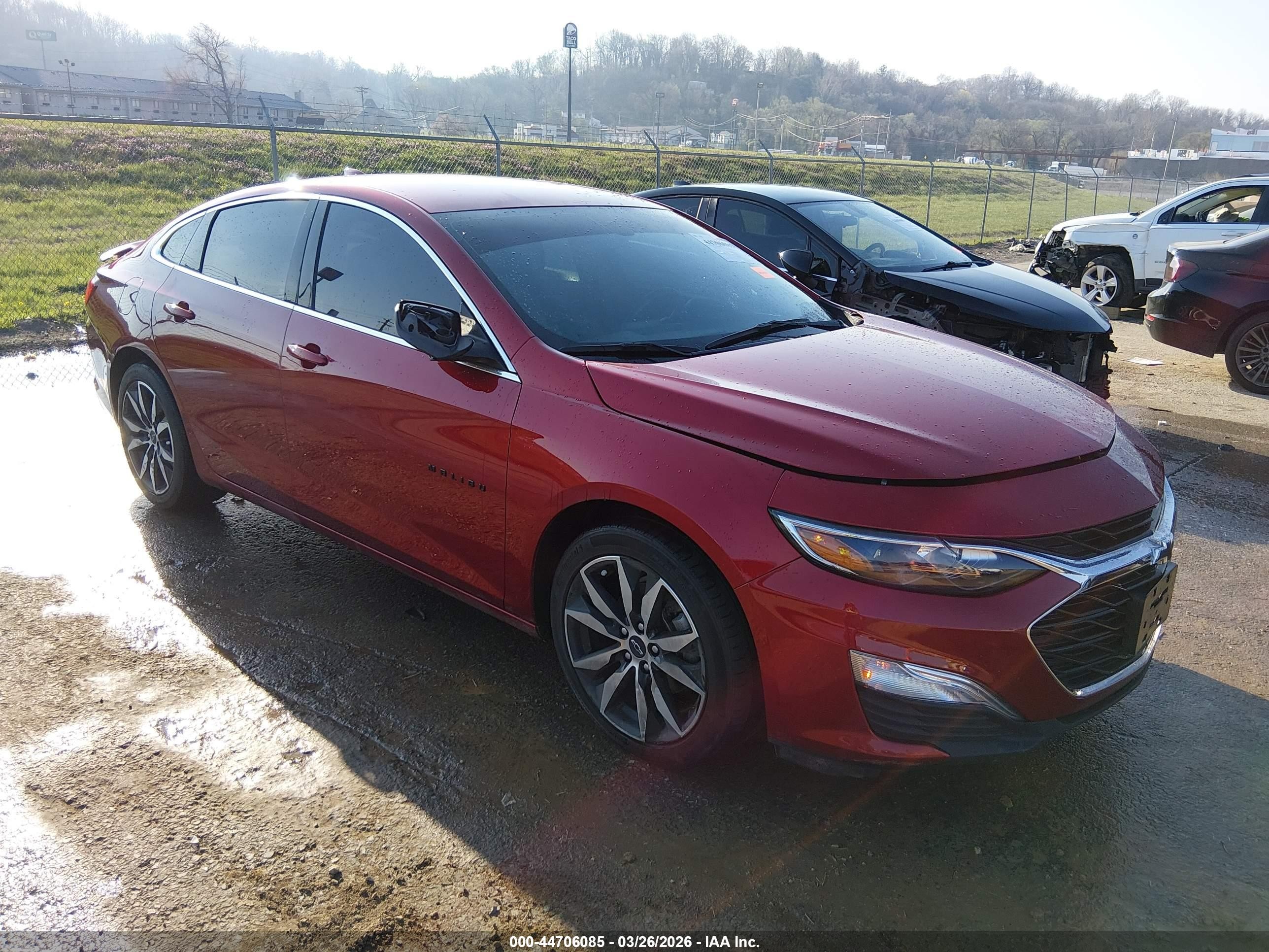 2022 Chevrolet Malibu RS, VIN 1G1ZG5ST7NF146948 — Not stated