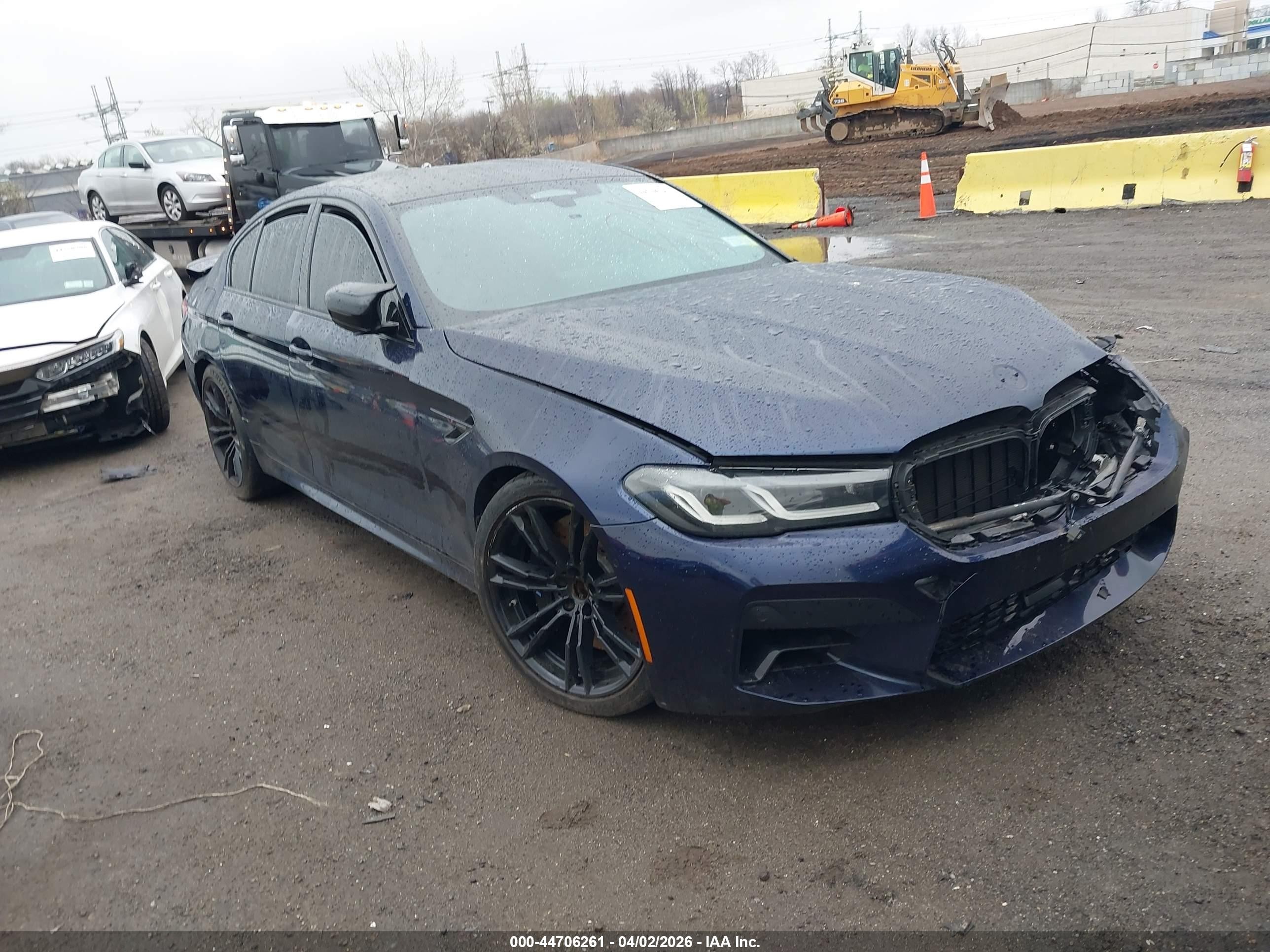 2022 BMW M5, VIN WBS83CH02NCK64111 — Rear end