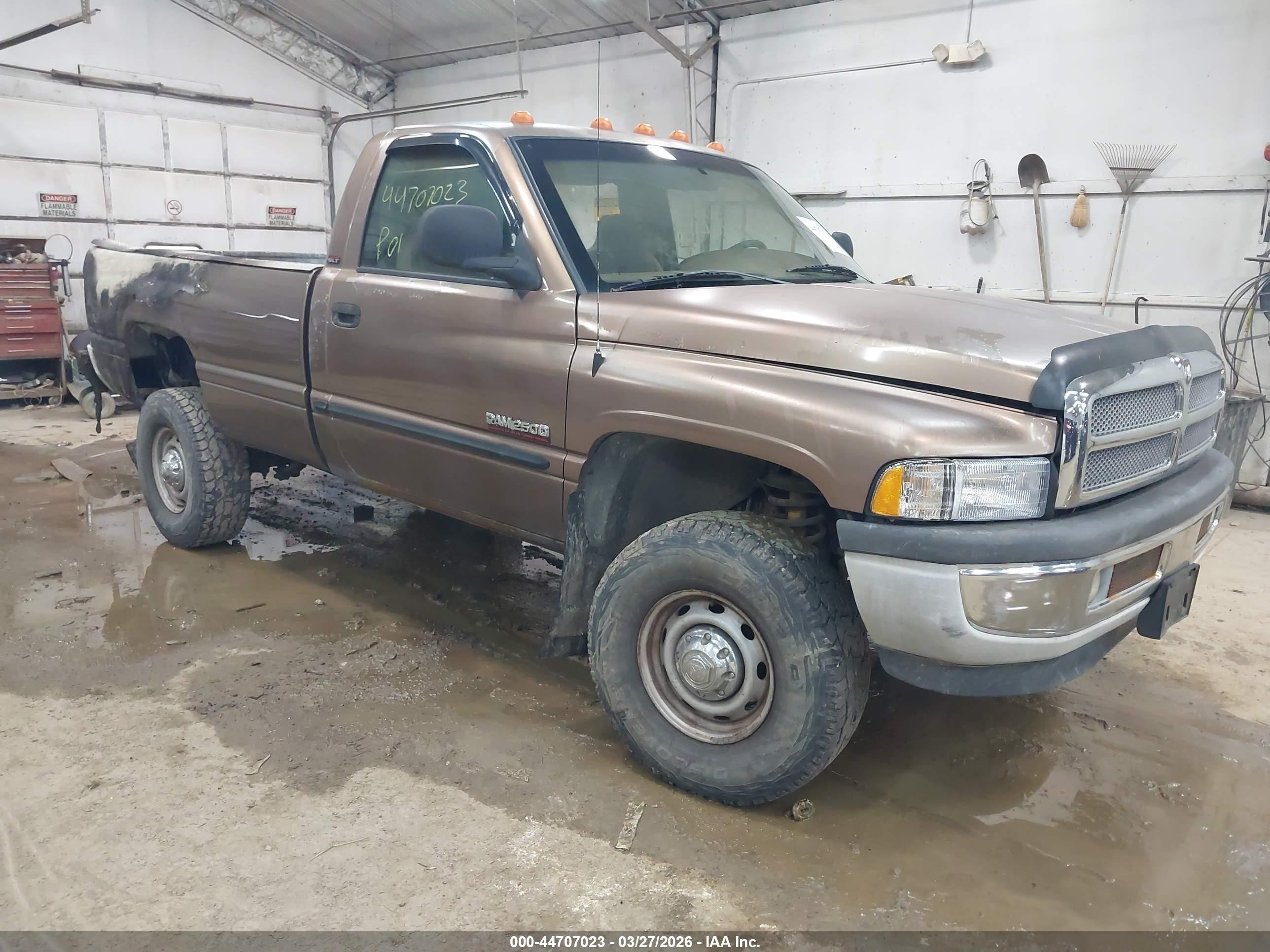 2001 Dodge RAM, VIN 3B7KF26771M507418 — Пожар