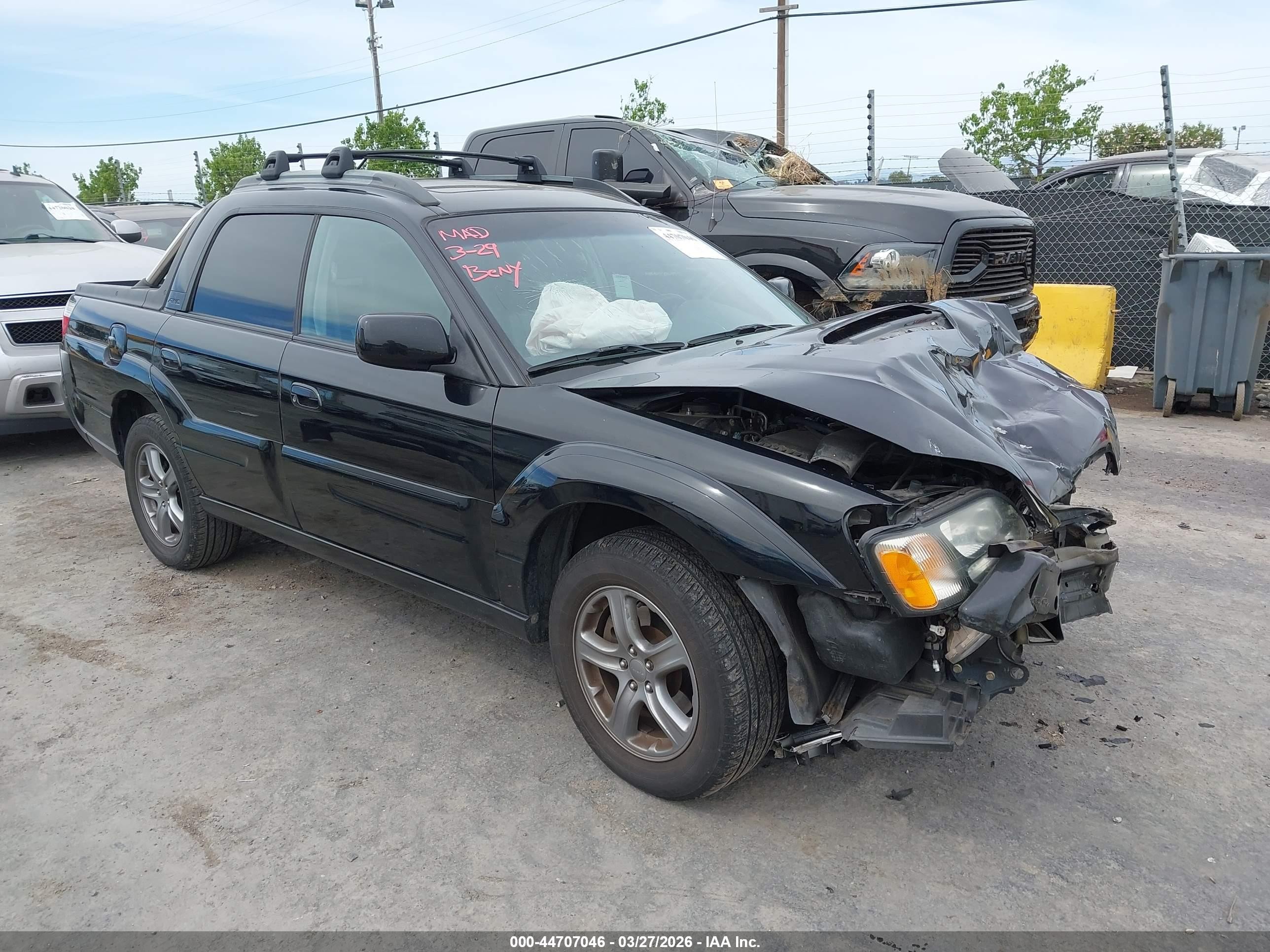 2006 Subaru Baja Turbo w/Leather Pkg, VIN 4S4BT63C565107142 — Front end