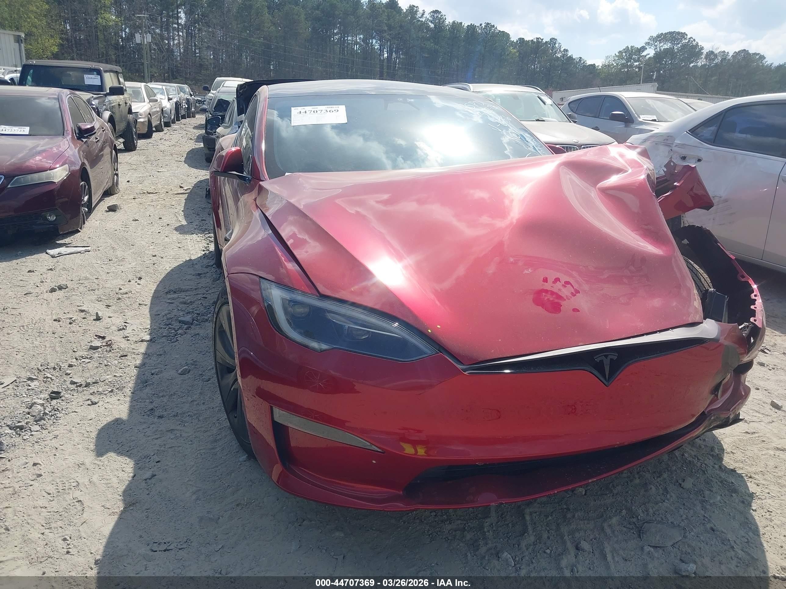 2024 Tesla Model S, VIN 5YJSA1E59RF536556 — Перед