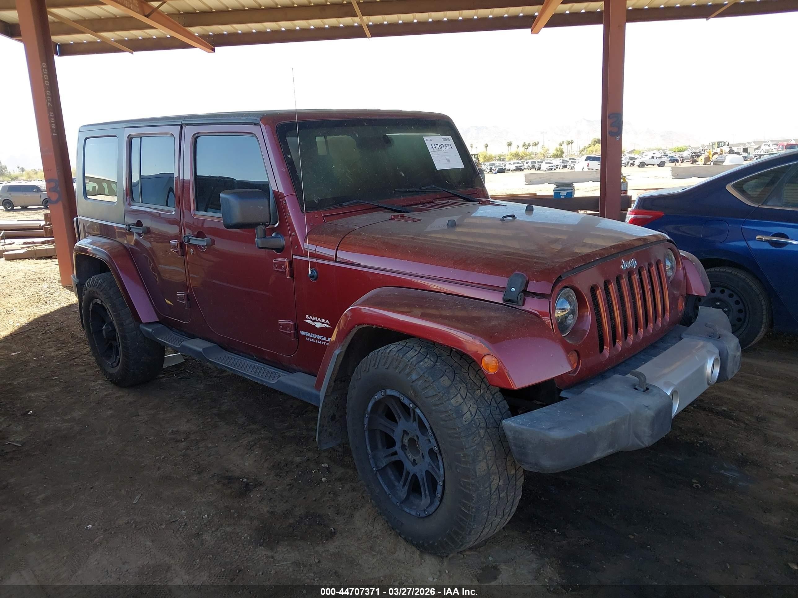 2008 Jeep Wrangler Unlimited Sahara, VIN 1J8GA59168L545515 — Interior fire