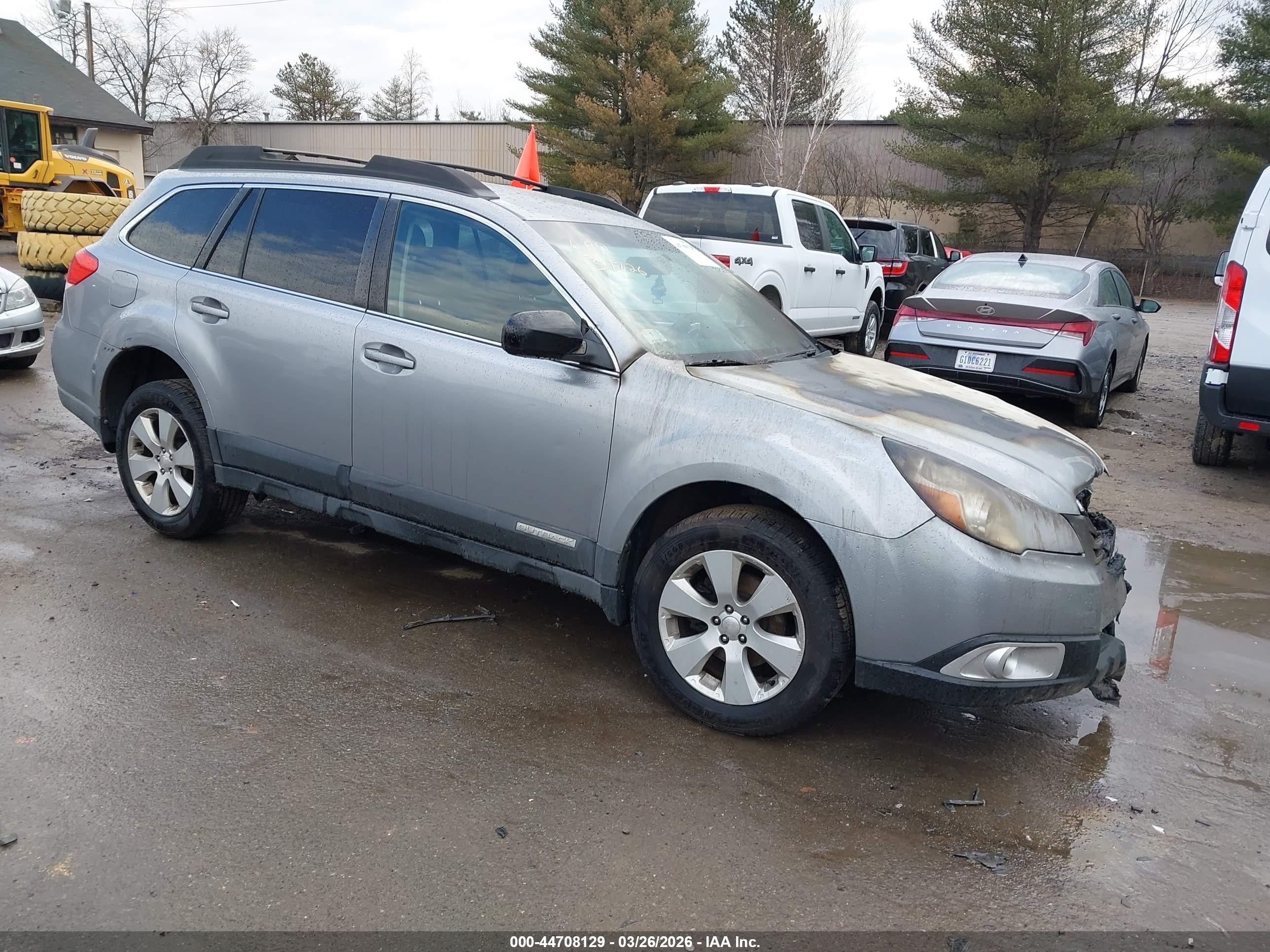 2011 Subaru Outback Premium, VIN 4S4BRBCC2B3376809 — Engine fire