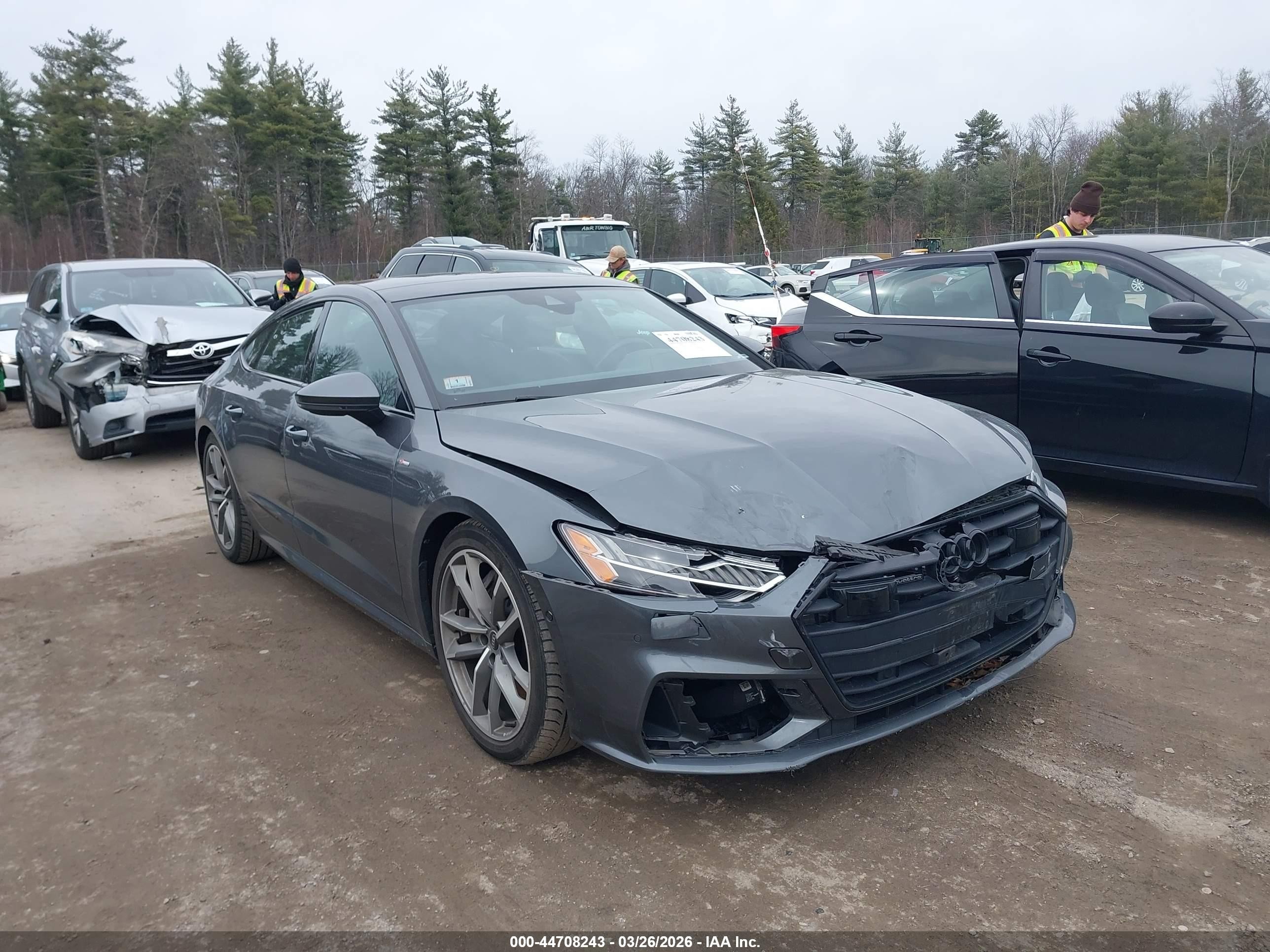 2021 Audi A7 Premium Plus, VIN WAUU2AF22MN015762 — Front end