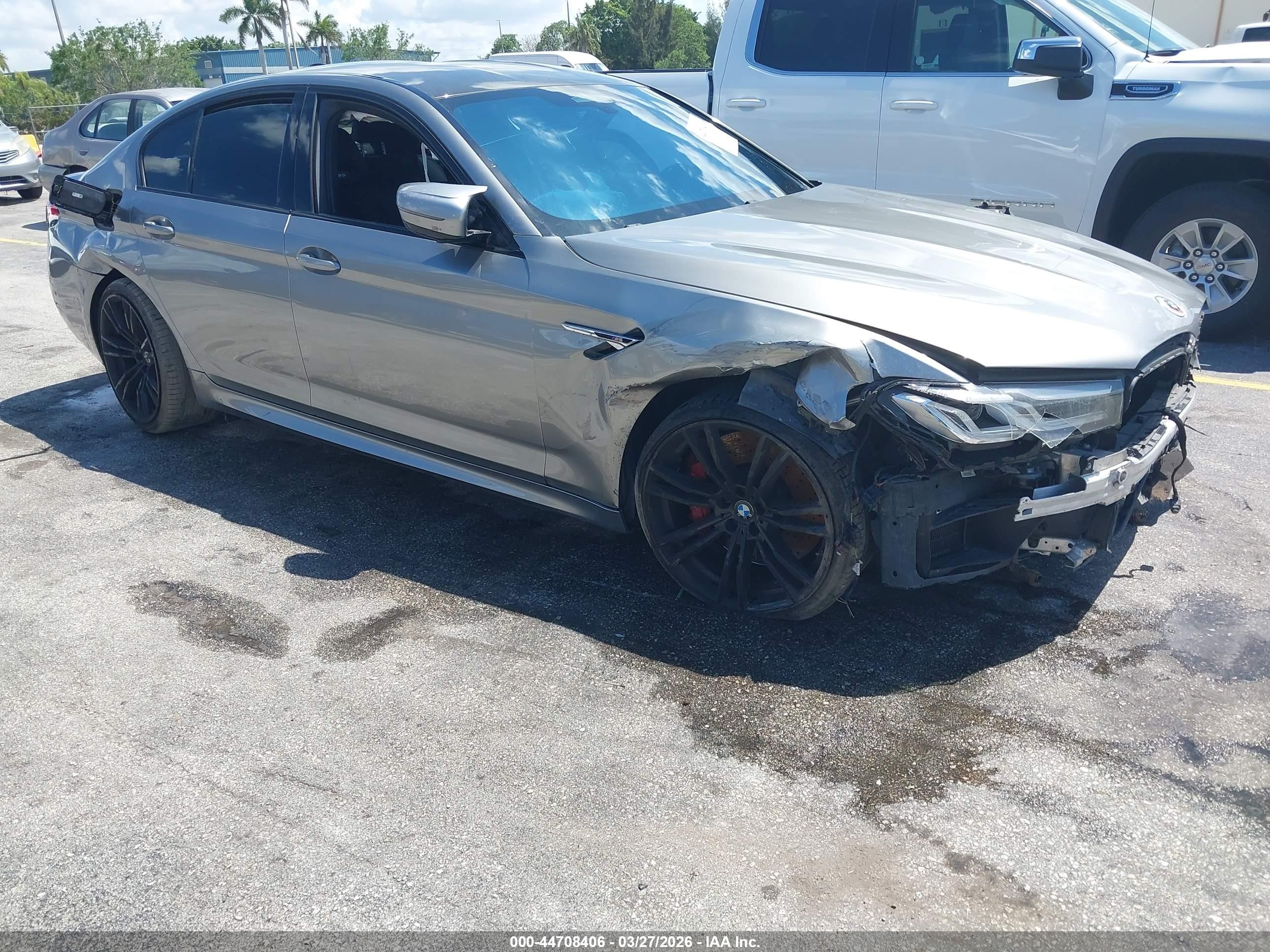 2021 BMW M5, VIN WBS83CH08MCE91143 — Side