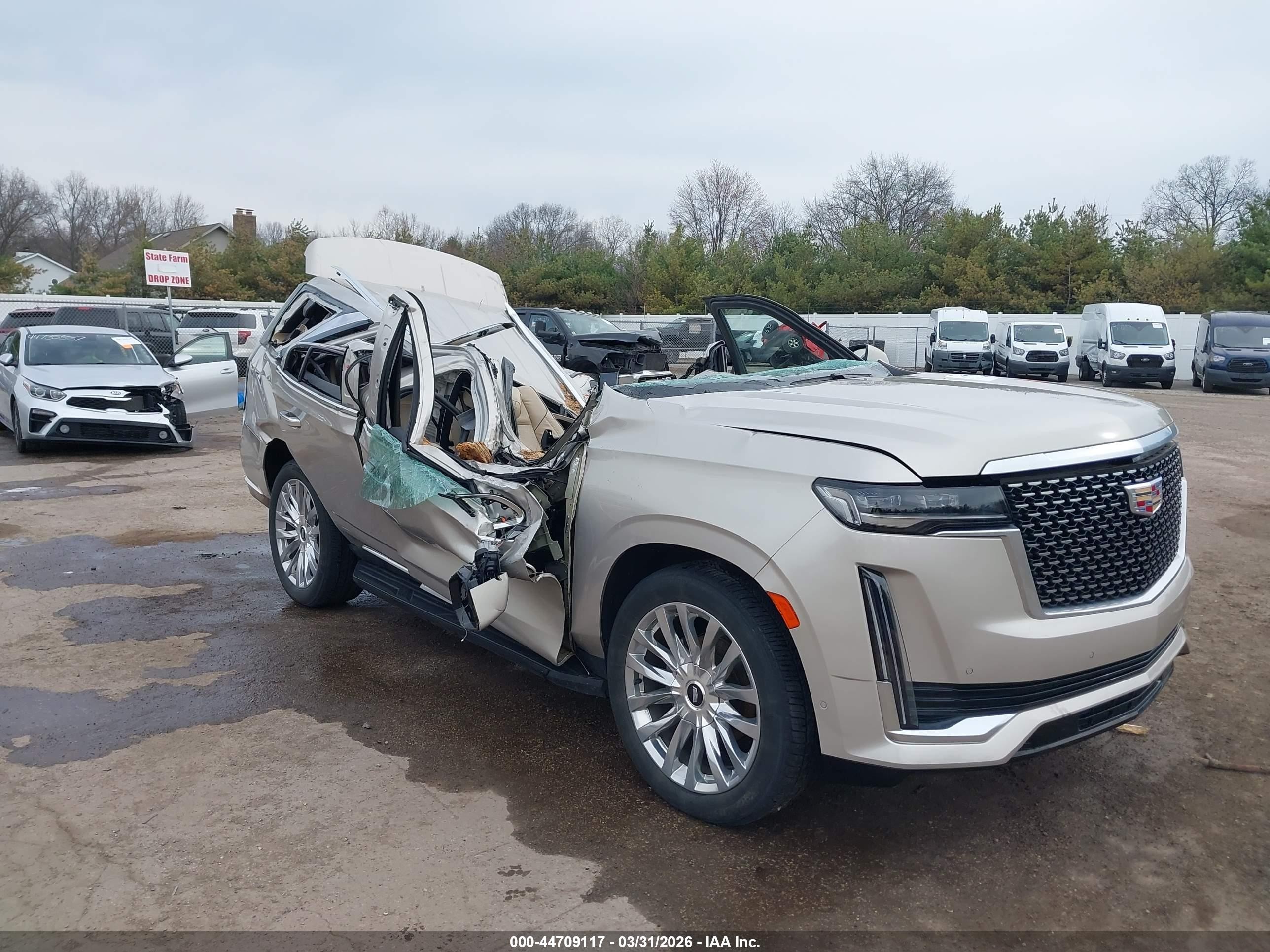 2024 Cadillac Escalade 4WD Premium Luxury, VIN 1GYS4BKL3RR102637 — Крыша